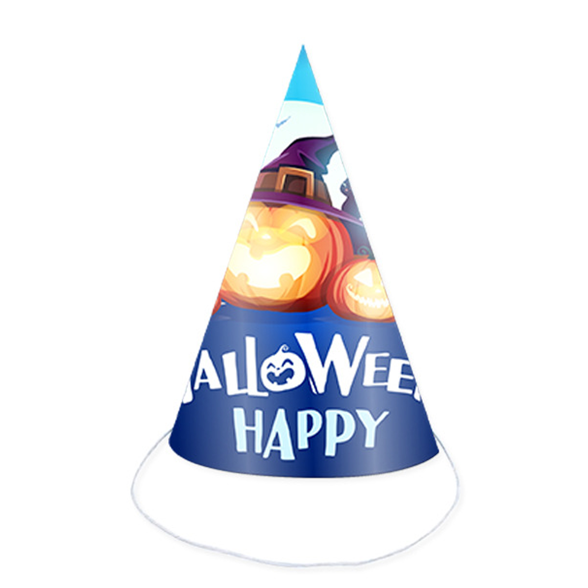Custom Halloween Paper Party Hat 11
