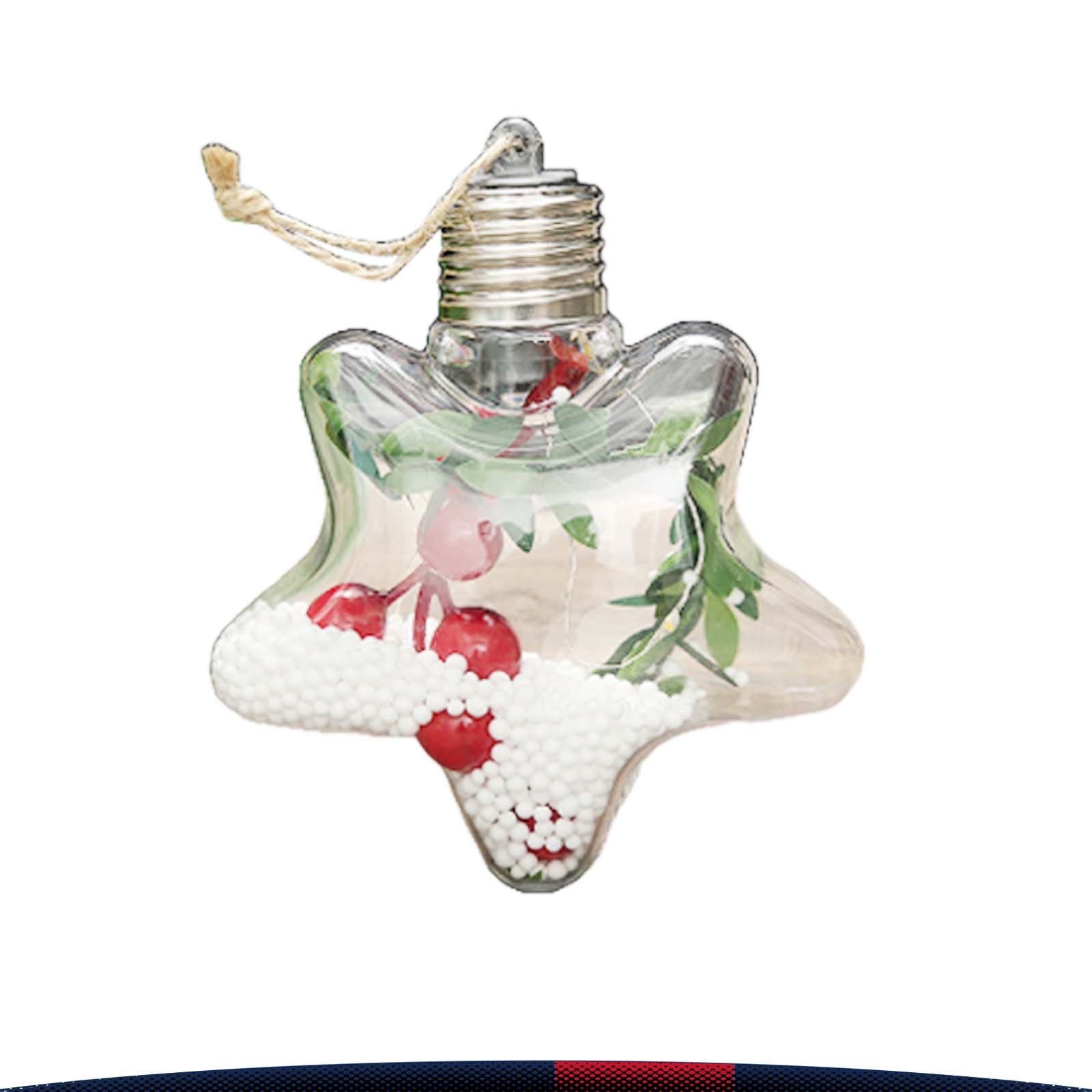 Transparent Star LED Decorative Bottle 3