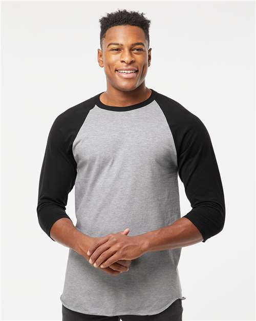 Unisex Fine Jersey Raglan T-Shirt - 245 85