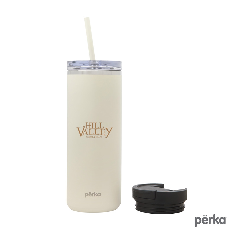 Perka® Trent 18 oz. Double Wall, Stainless Steel Hot/Cold Tumbler 1