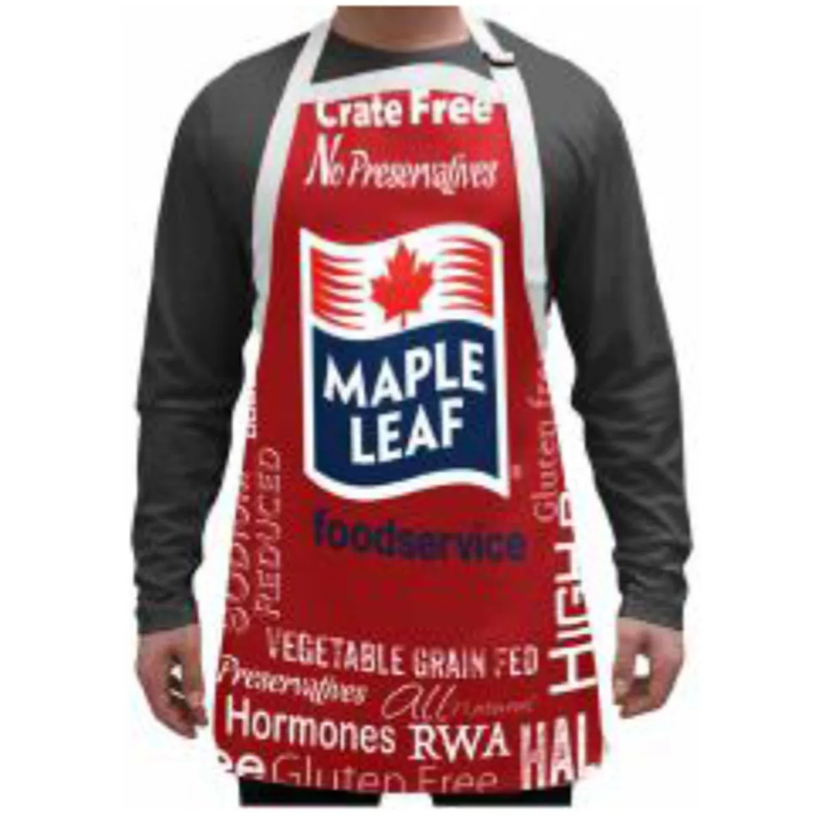 Sublimated Polyester Bib Apron, 25x28 1