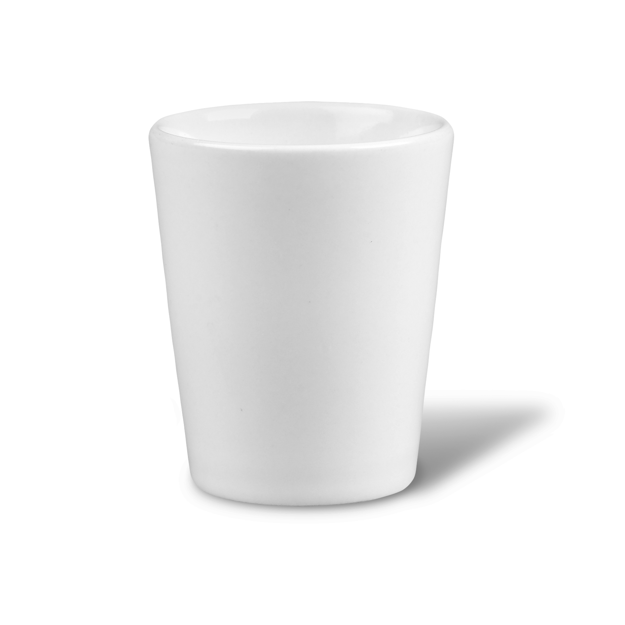 2 Oz. White Matte Shot Glass 5