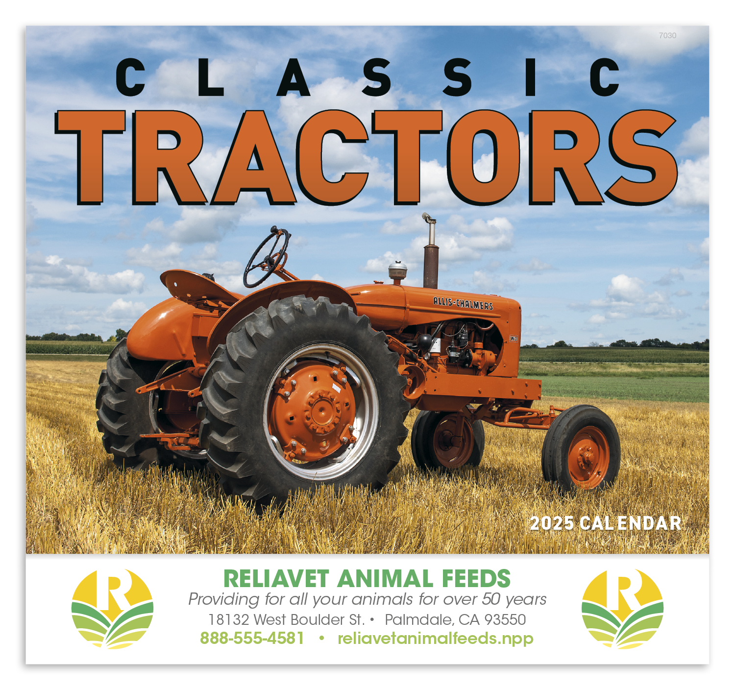 Good Value™ Classic Tractor - Stapled Calendar 19