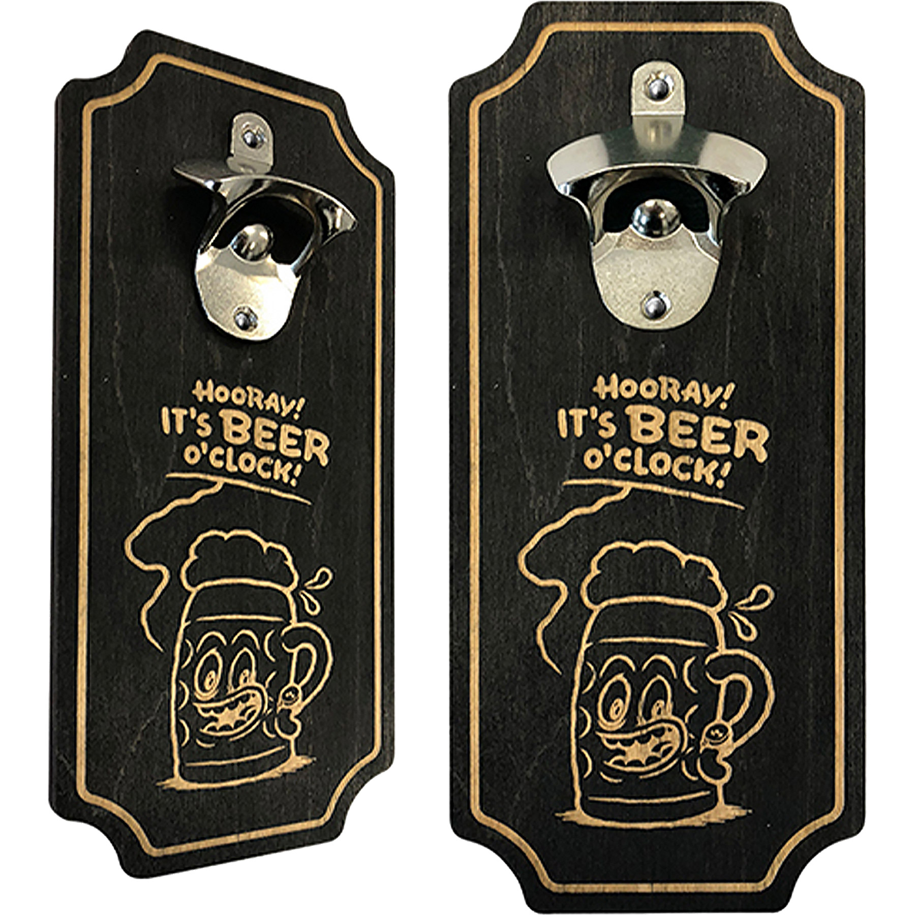Wood Wall Mounted Bottle Opener 3