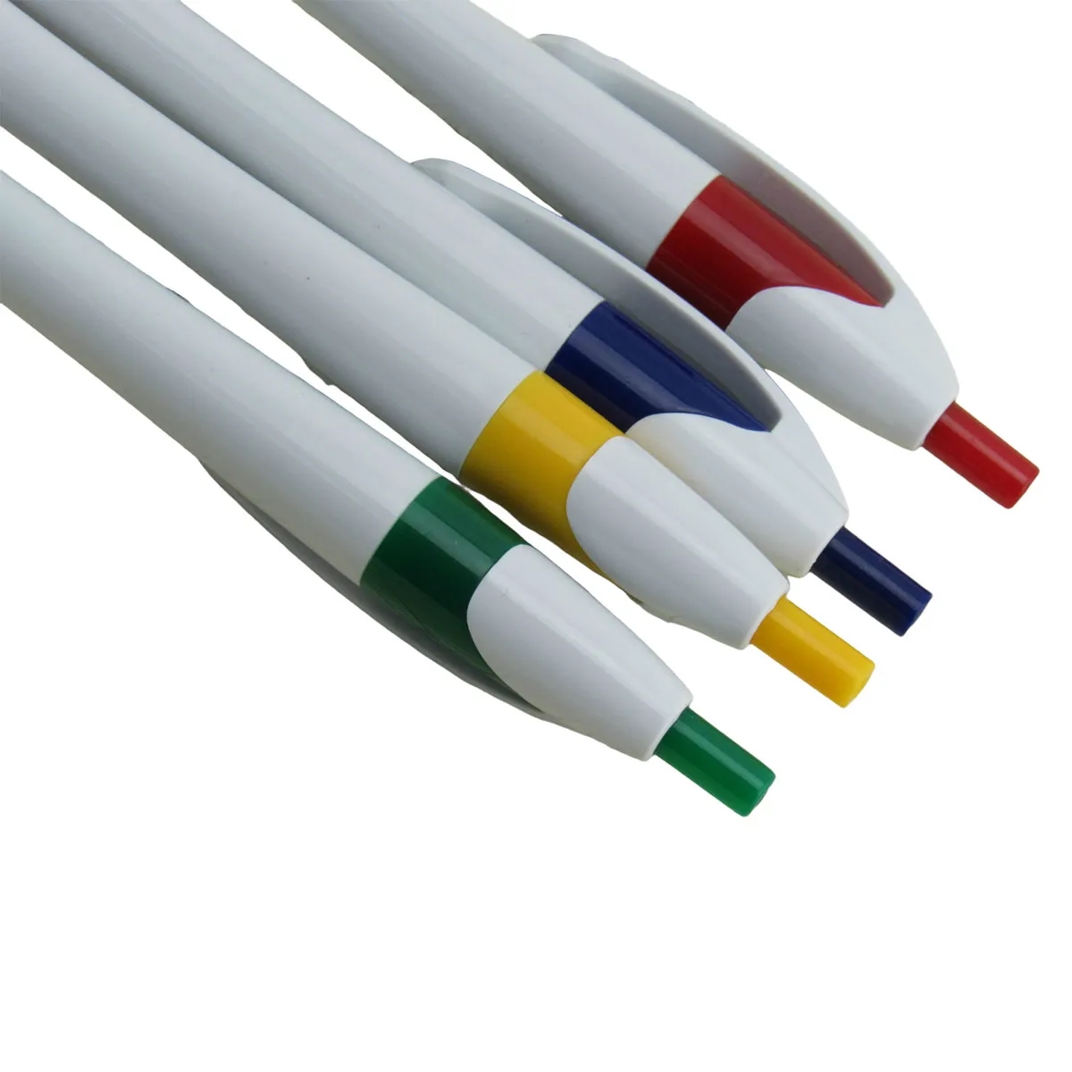 White Plastic Ballpoint Pen 4