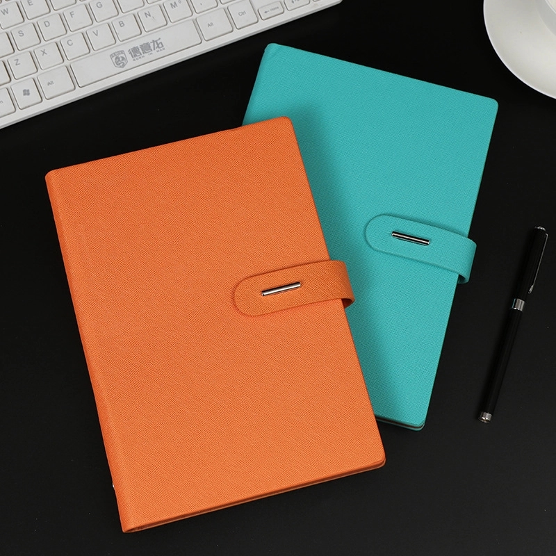 Refillable Journal A5 Lined Spiral Notebook with Card Slot 4