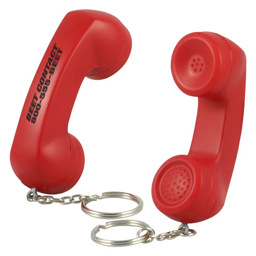 Telephone Receiver Stress Reliever Key Chain 2