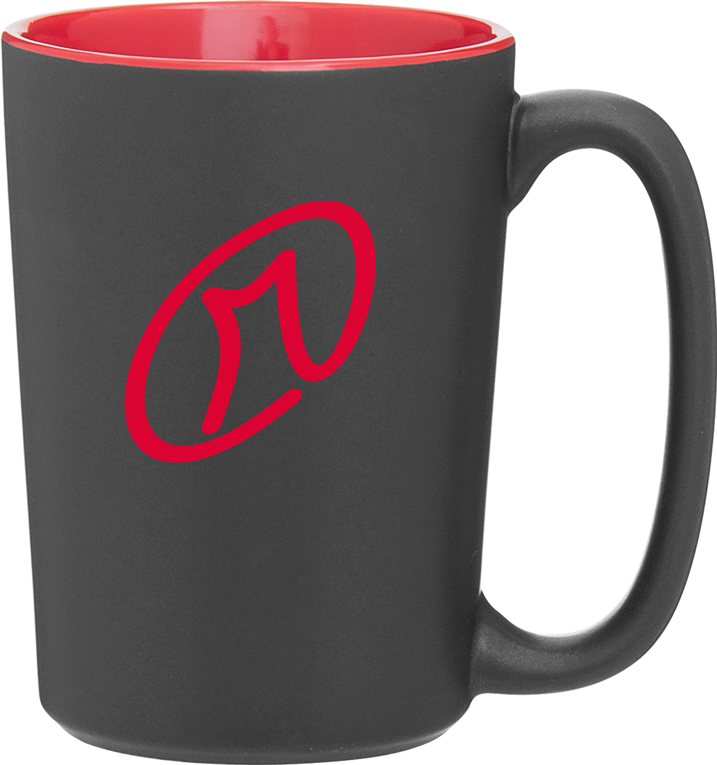 12 oz rocca mug matte black