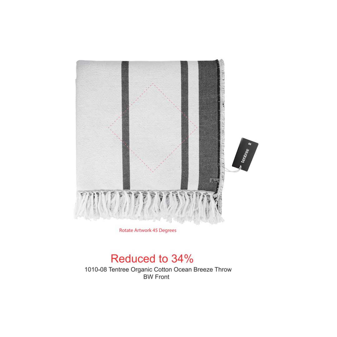 Tentree Organic Cotton Ocean Breeze Throw 15