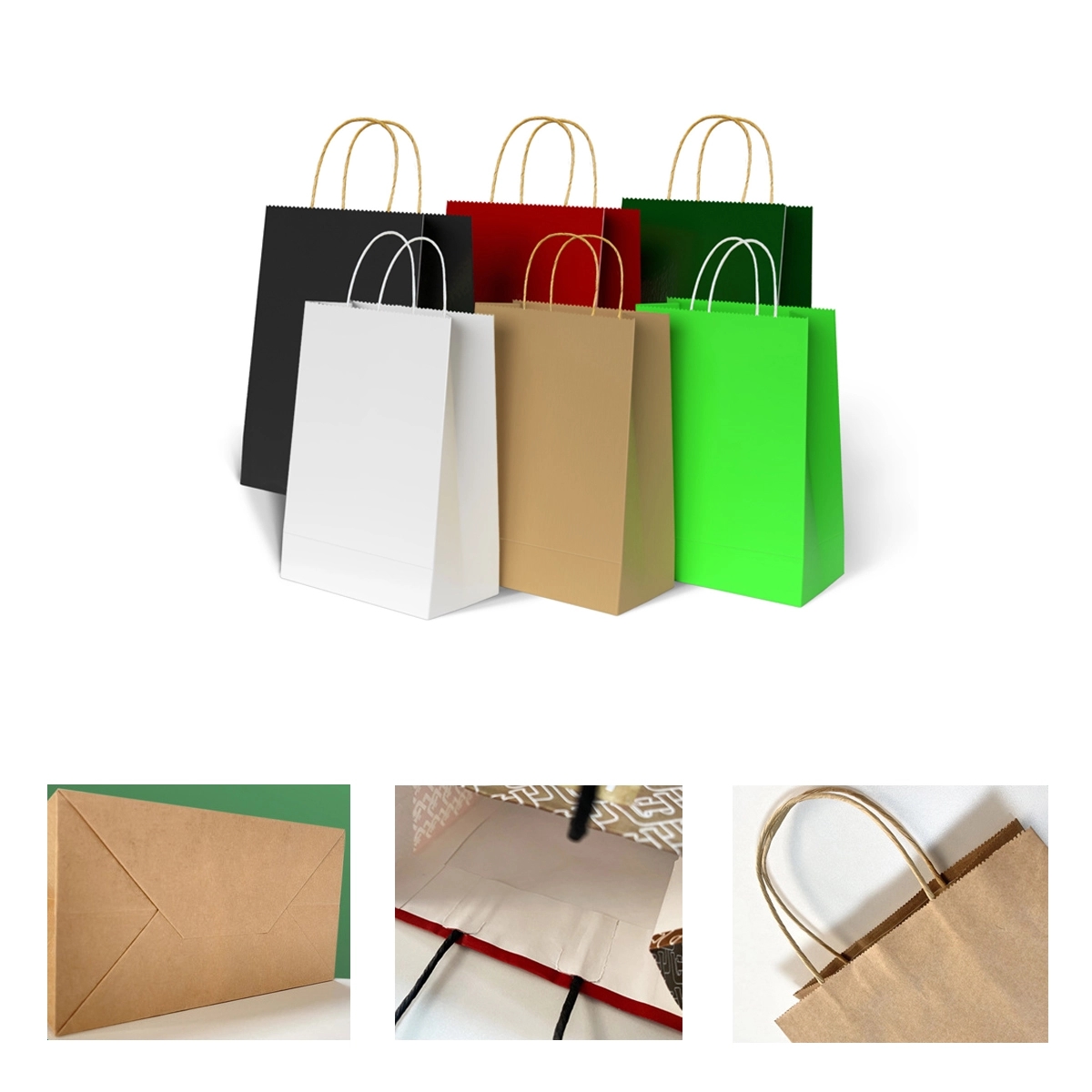 120 GSM Kraft Shopping Bags 2