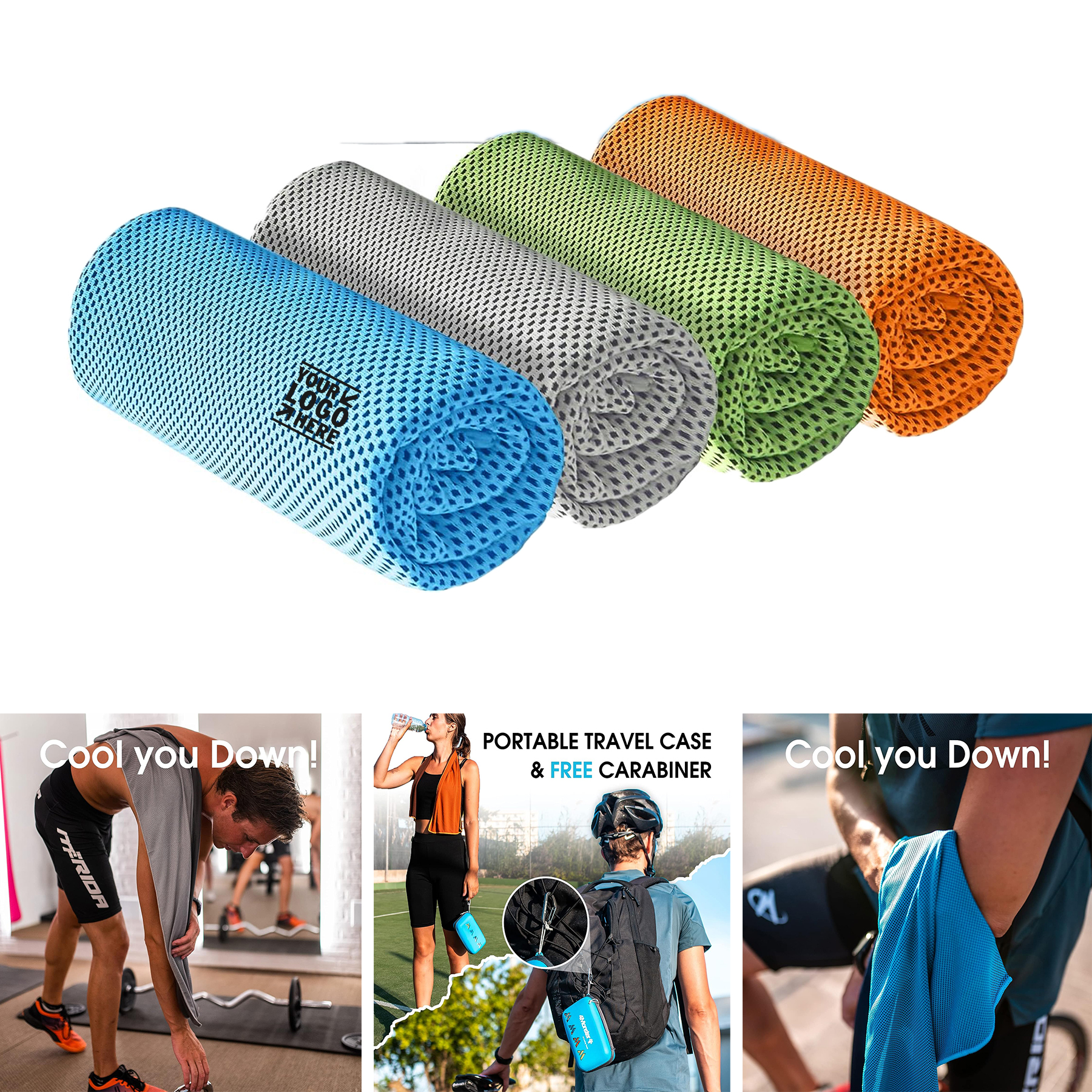 Sport Camping Yoga Quick Dry Ice Neck Face Cooling Microfiber Cold Towel 2