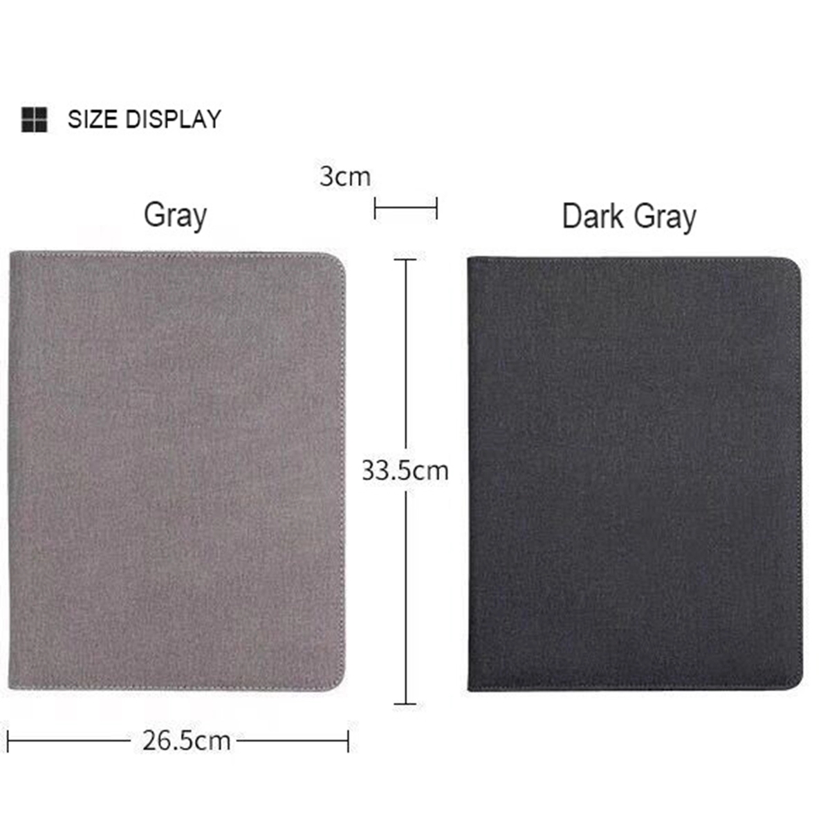 Multifunction Wired Charging Portfolio File Folder 4