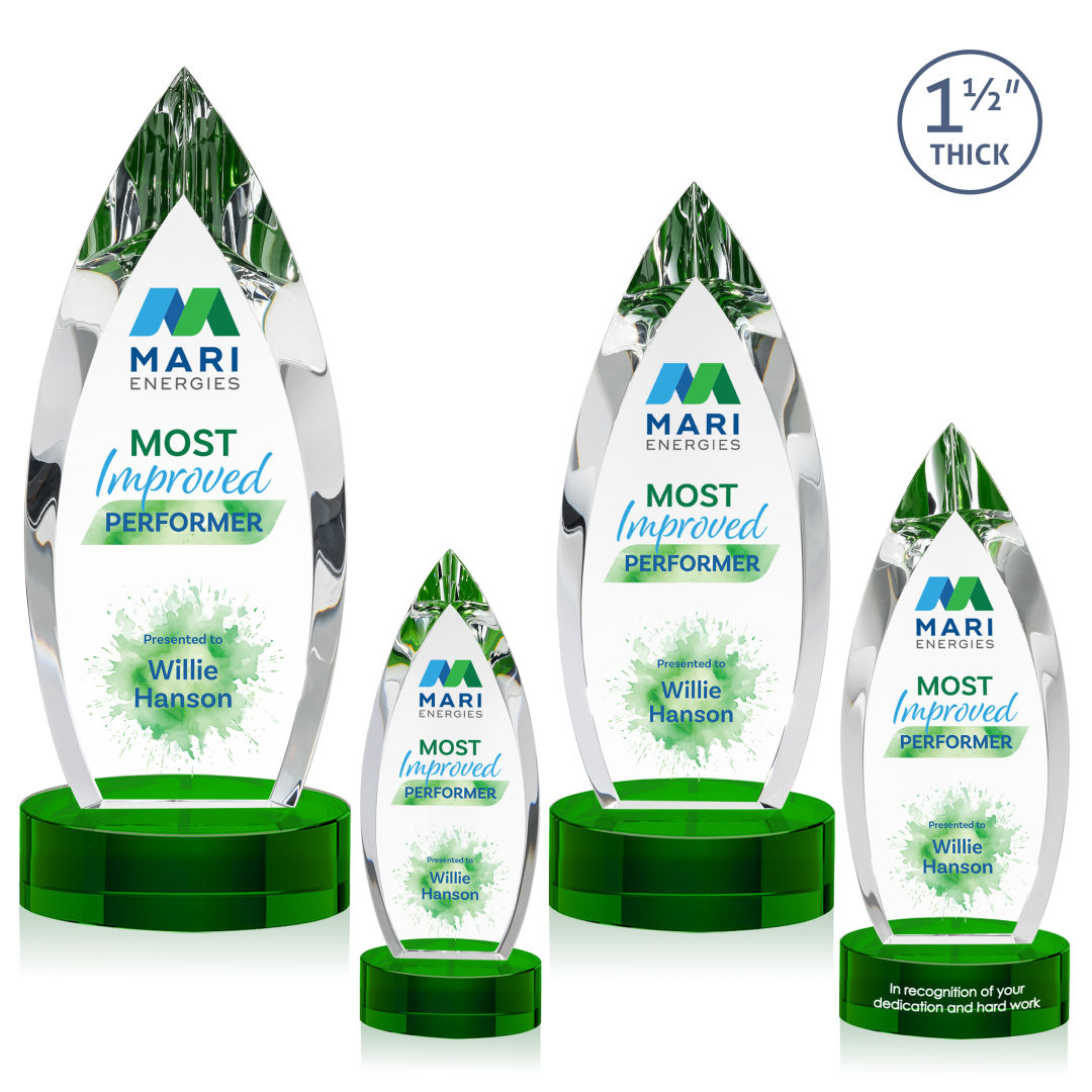Fortier VividPrint™ Award on Base - Green