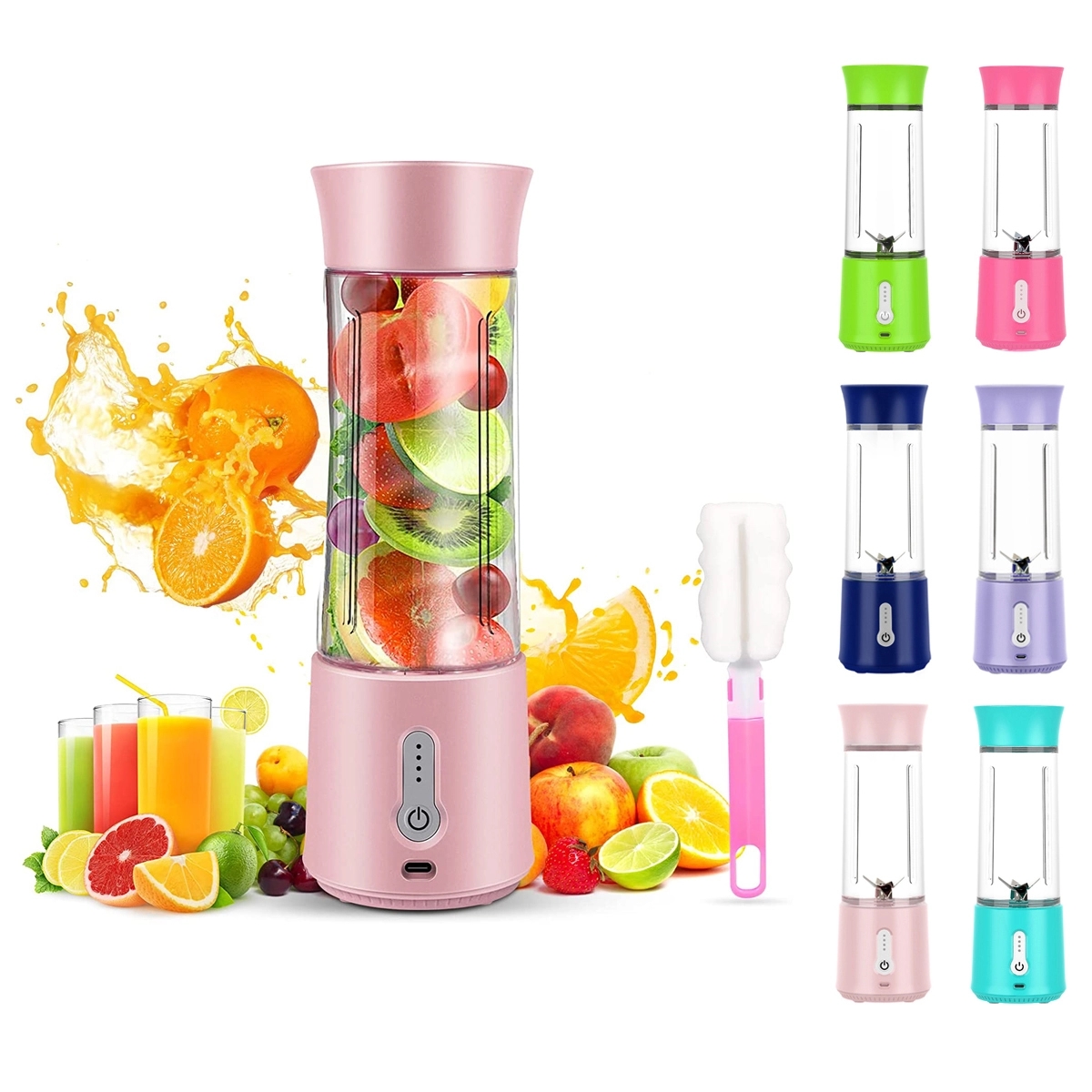 Portable Blender Usb Rechargeable 3
