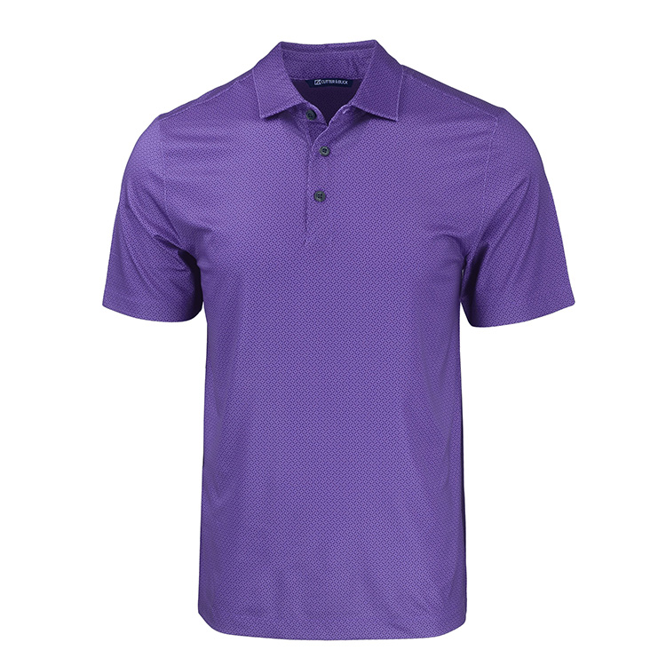 Cutter & Buck Pike Eco Tonal Geo Print Stretch Recycled Polo 6