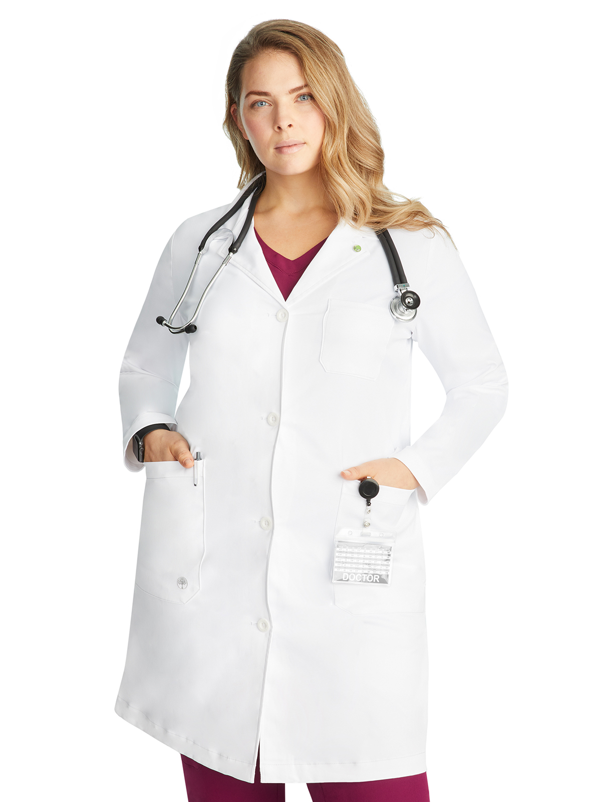 Healing Hands - The White Coat - Women's Five-Pocket 37.5" Faye Lab Coat