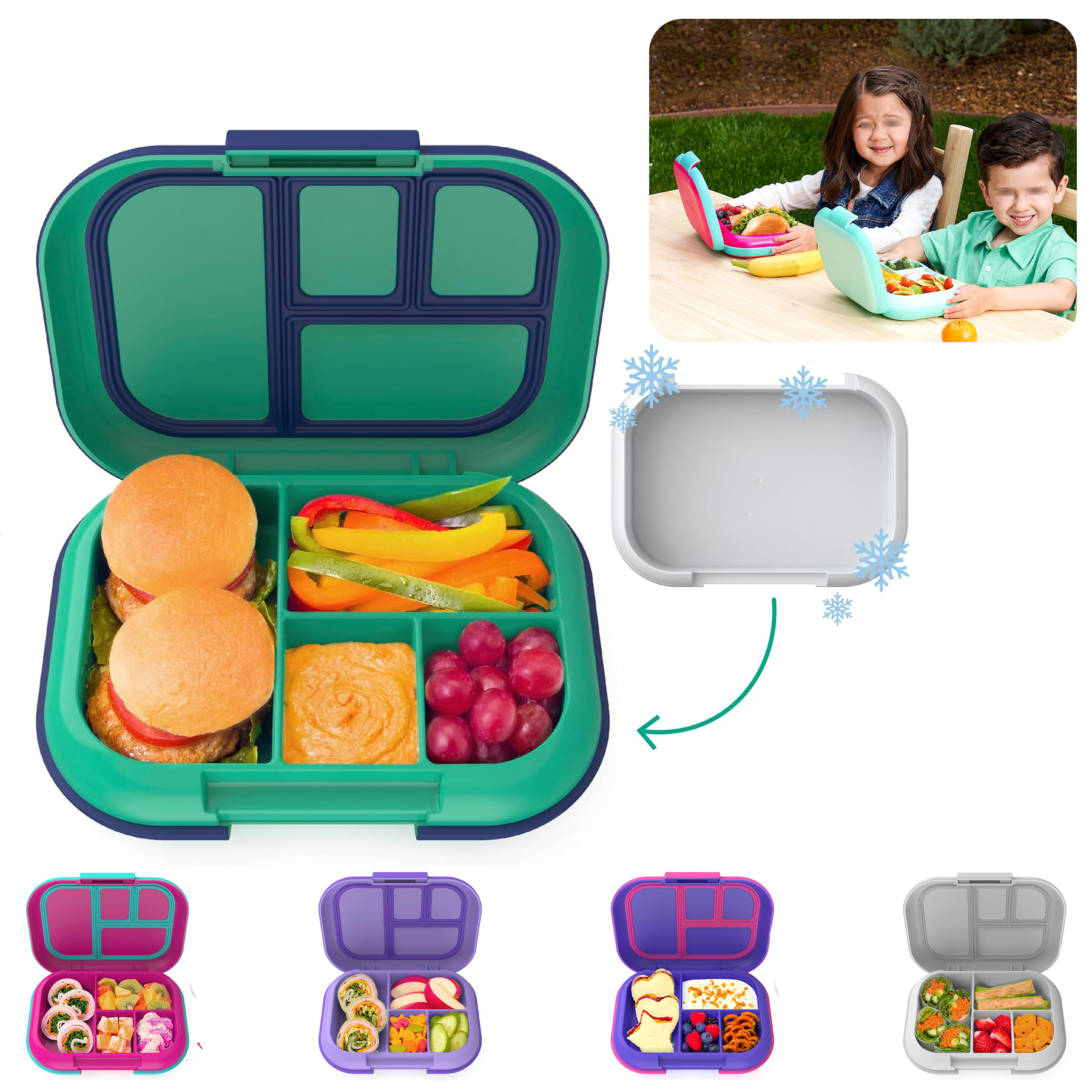 Kids Chill Leakproof Lunch Box 4