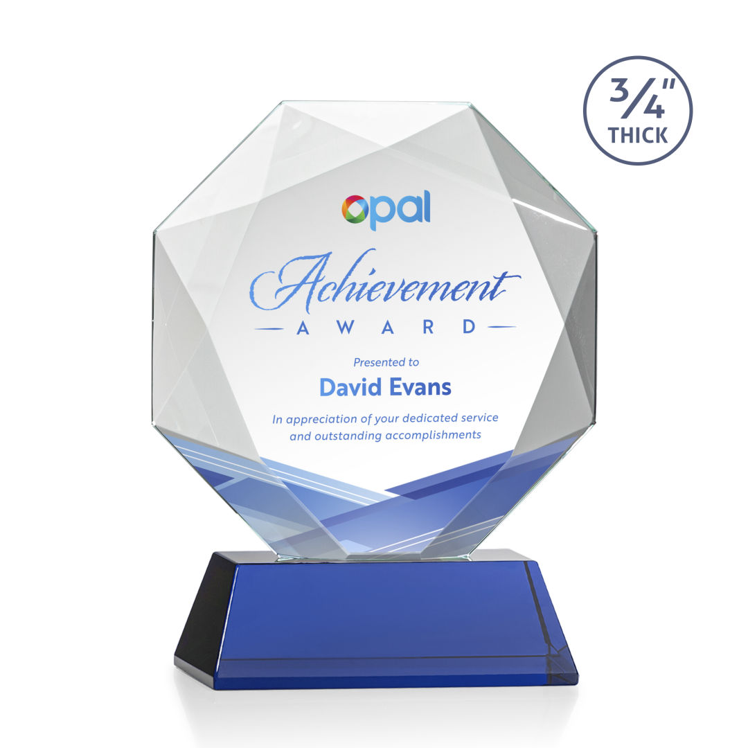 Bradford VividPrint™ Award on Newhaven Base - Blue 5