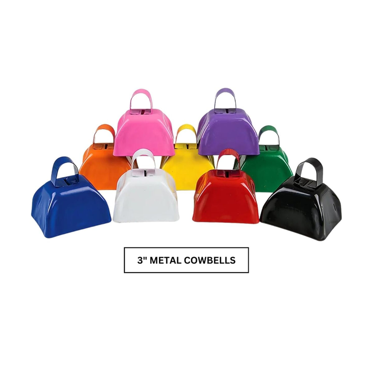 3 Inch Metal Cow Bell Noise Maker 2