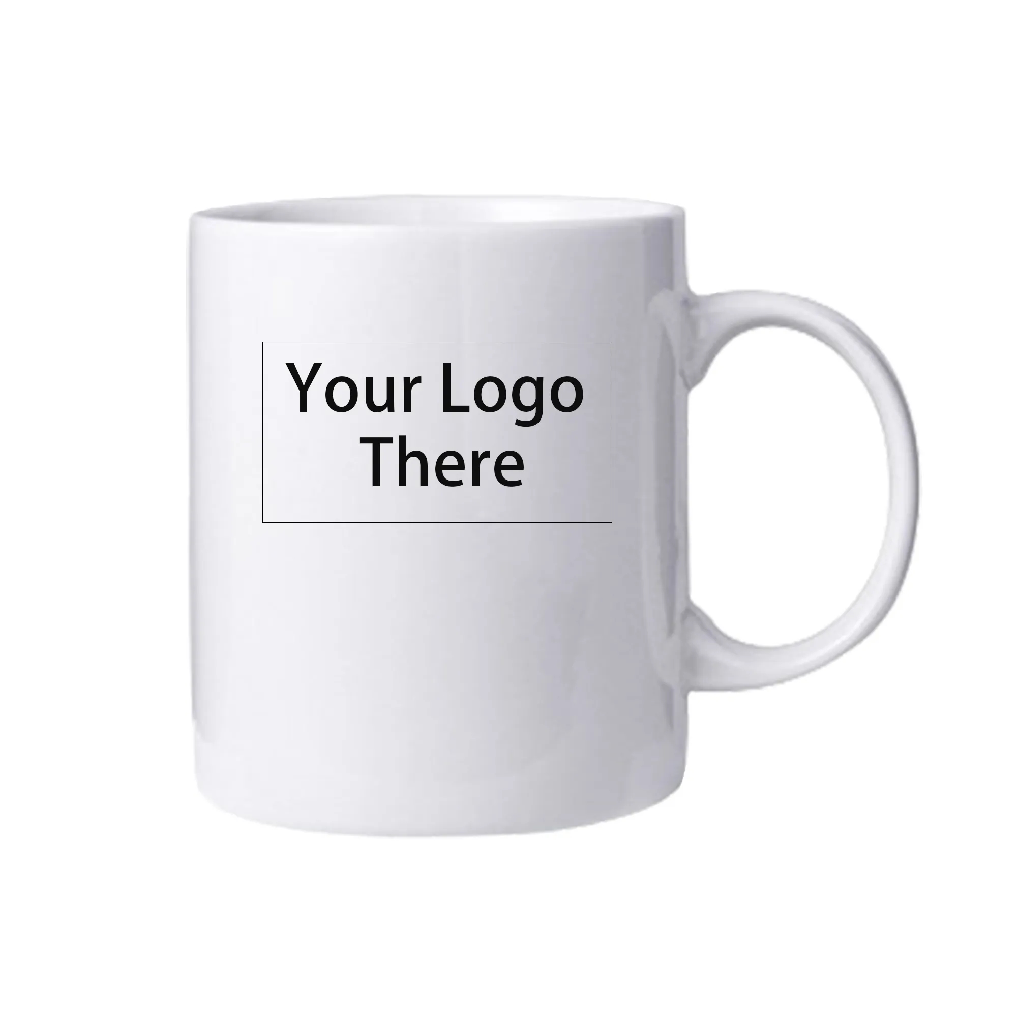 11.8OZ Classic Straight High-quality Ceramic Coca Coffee Mug 11