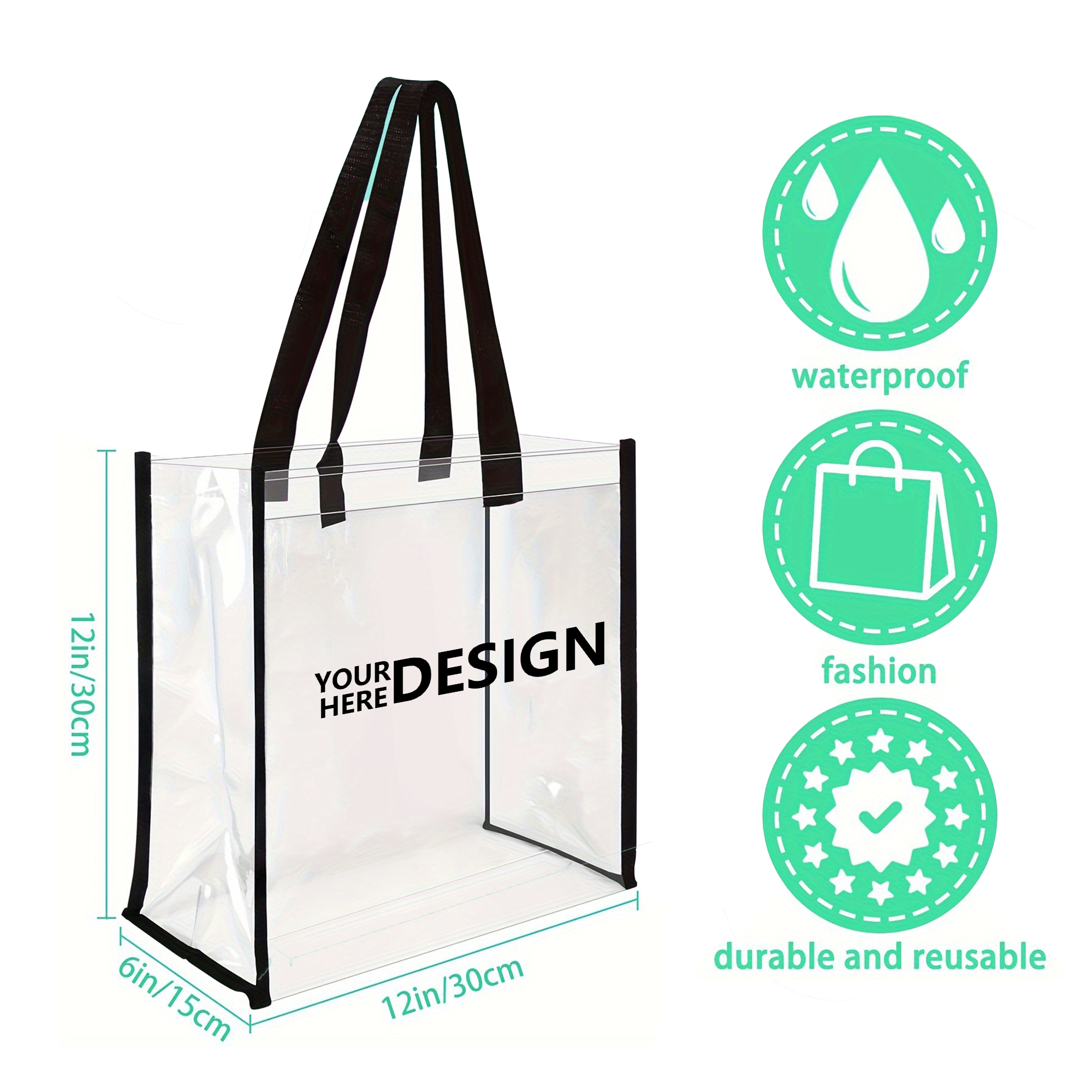 PVC Clear Water-Resistant Travel Bag 2