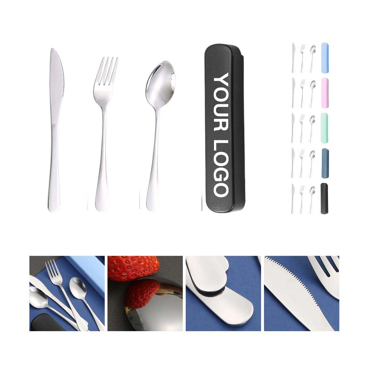 Reusable Stainless Steel Cutlery Set for Travel 2