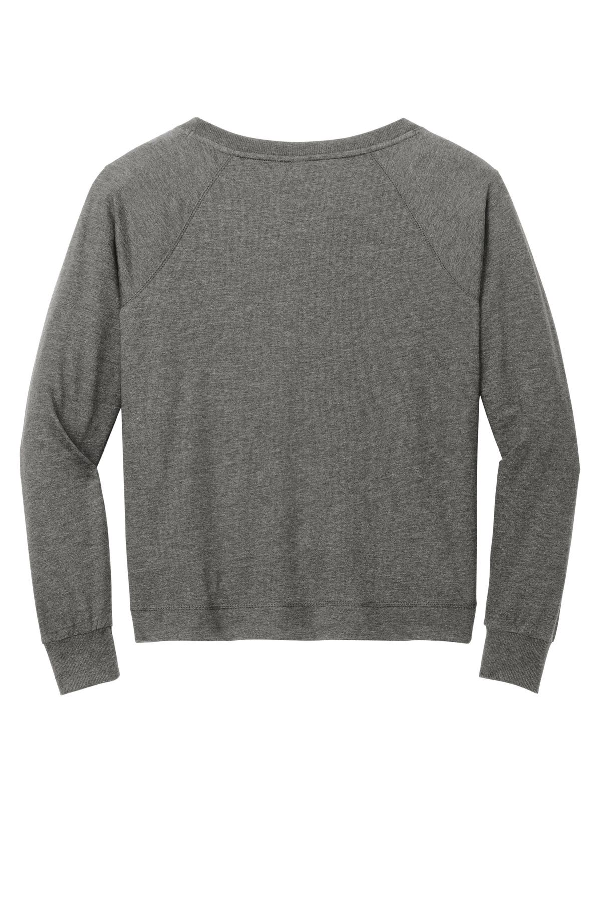 District Women's Featherweight French Terry Long Sleeve Crewneck DT672 4