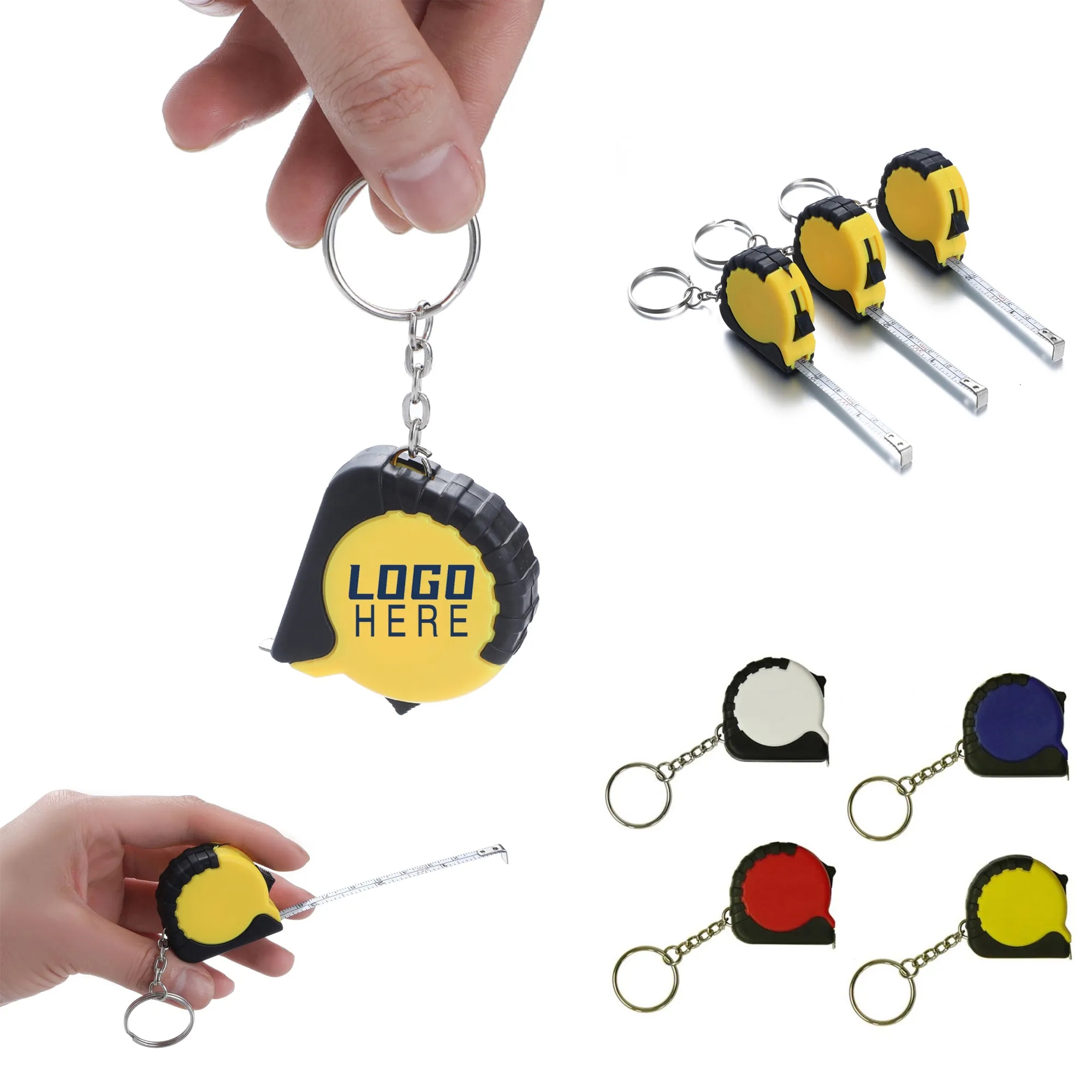 3Ft Grip Mini Tape Measure With Keychain