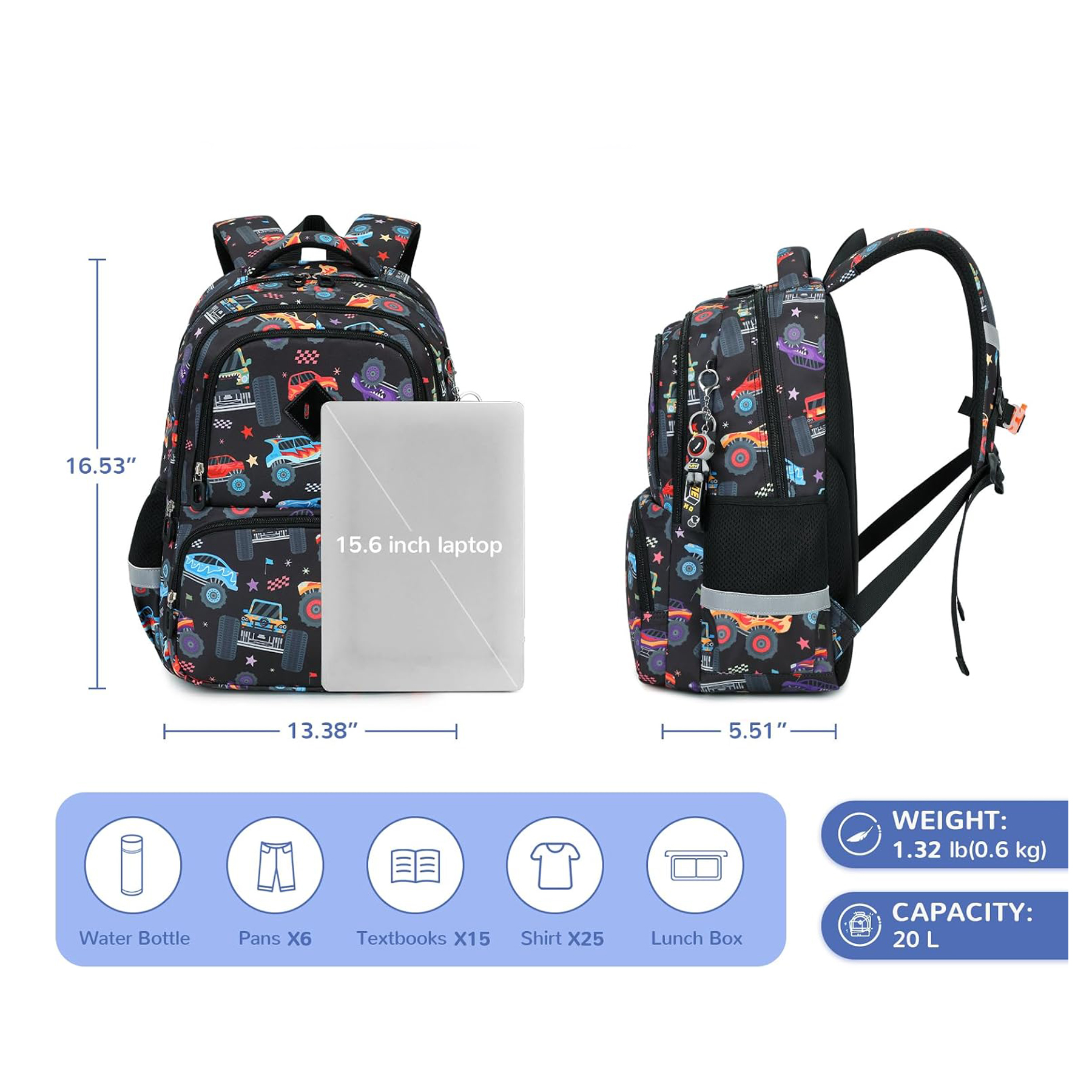 Lightweight Kids School Backpack 3