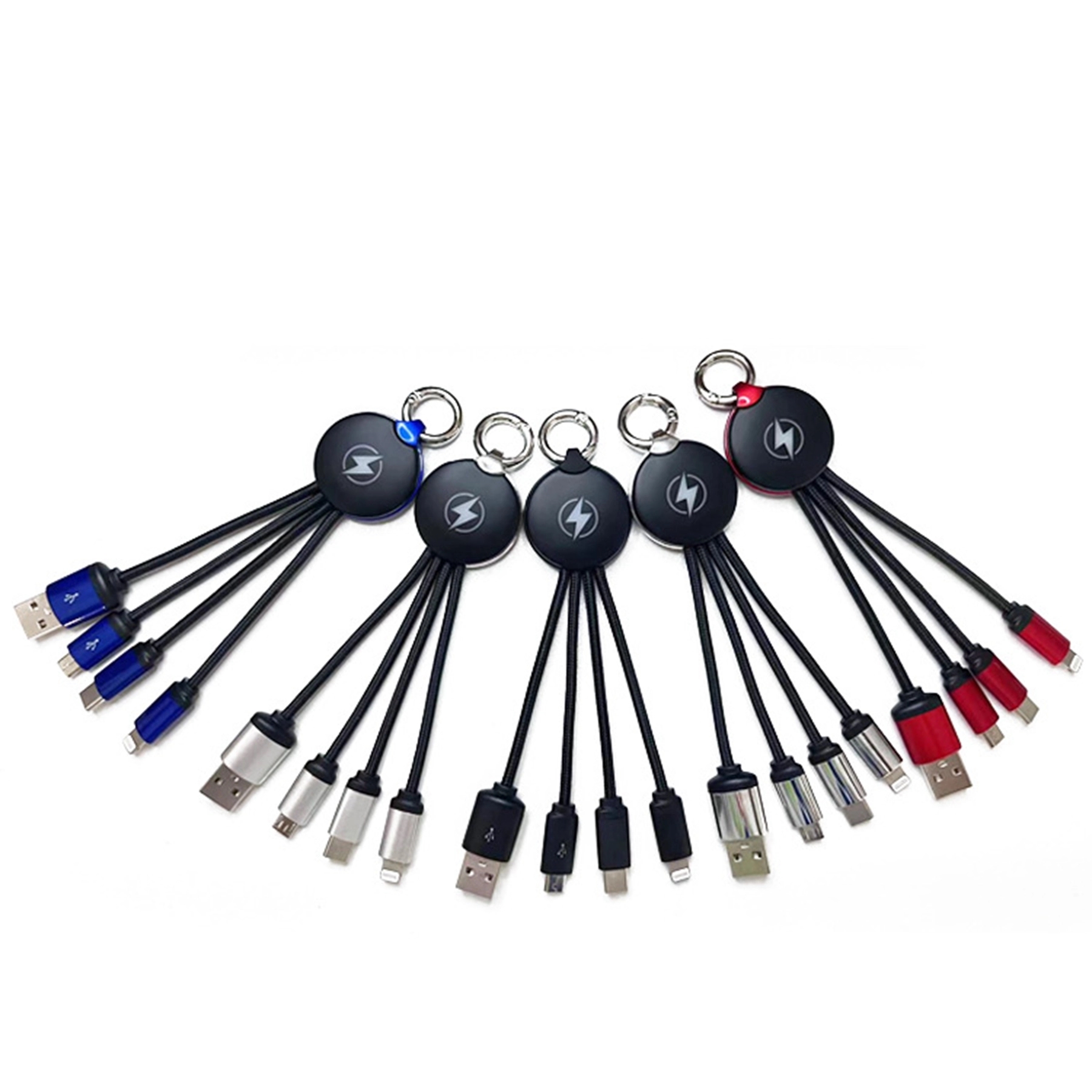 3 in1 USB Cable With Custom LED Backlight LOGO 7