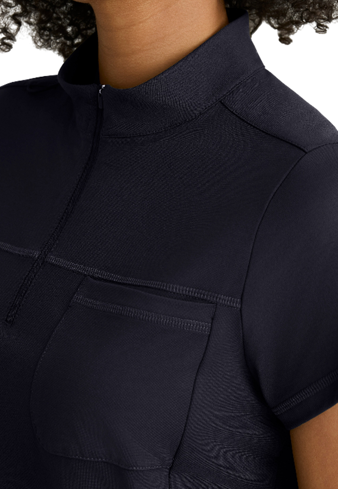 Barco One Performance Knit - Women's Three-Pocket Mock Neck Vigor Scrub Top 10