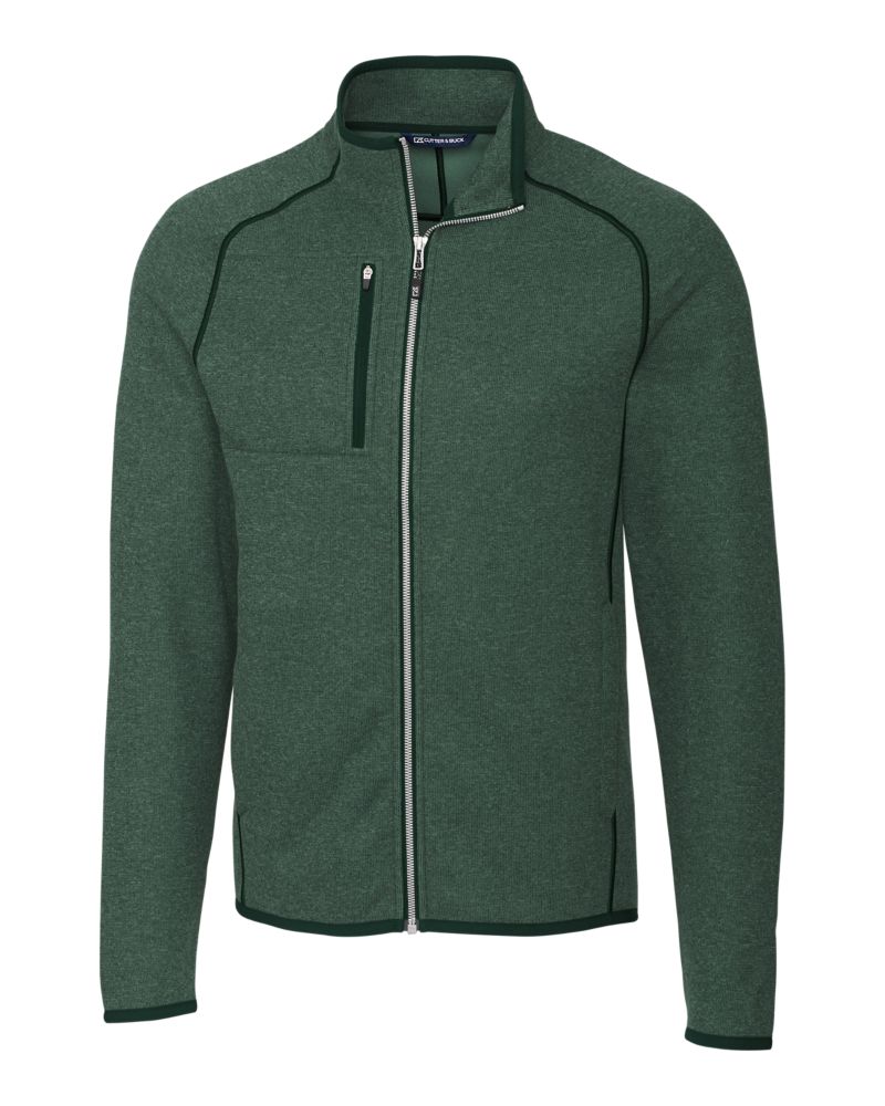 Cutter & Buck Mainsail Sweater-Knit Mens Full Zip Jacket 21