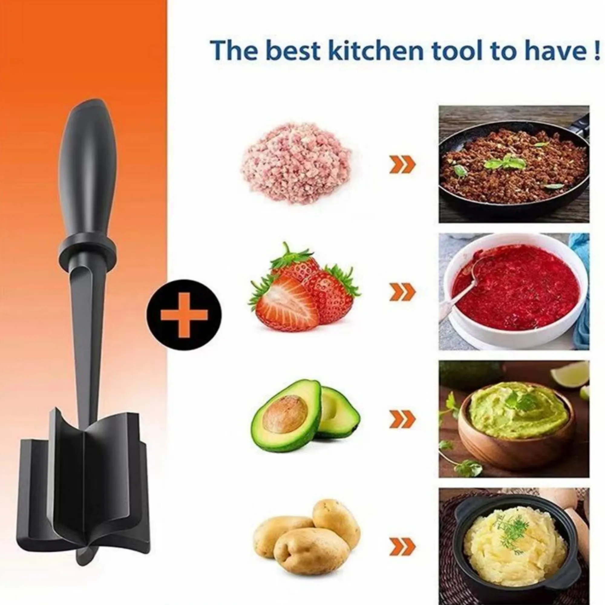Meat Chopper And Potato Masher 2