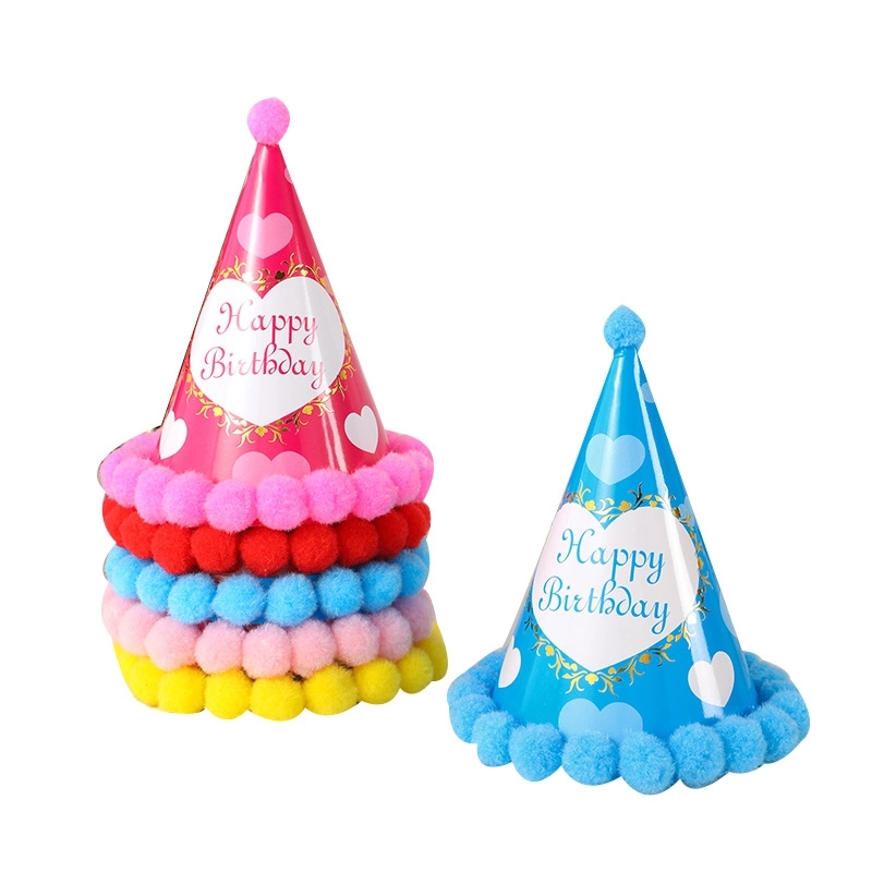 Birthday Party Kids Game Hat & Cake Celebration Decoration 4