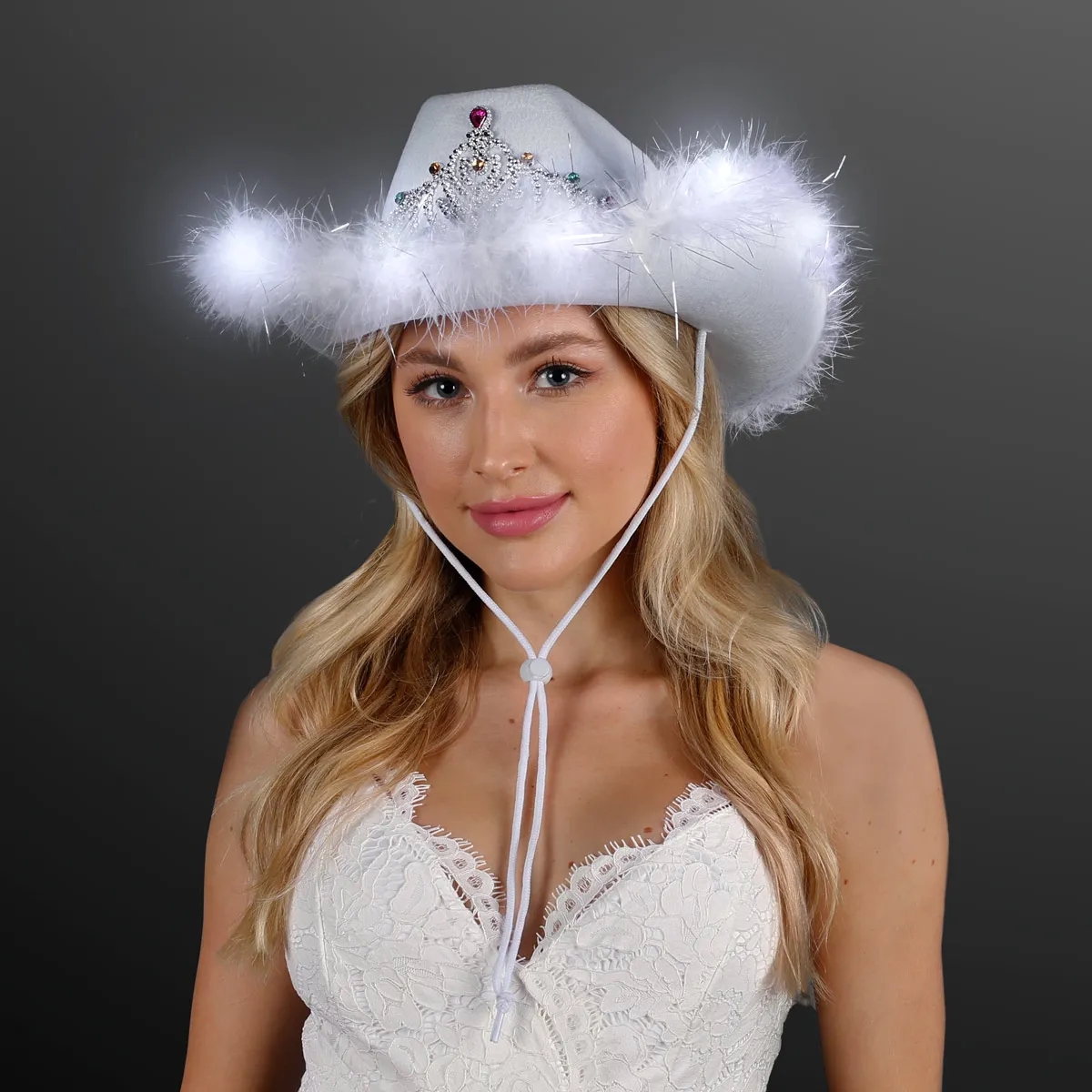 Light Up Cowgirl Hat 11