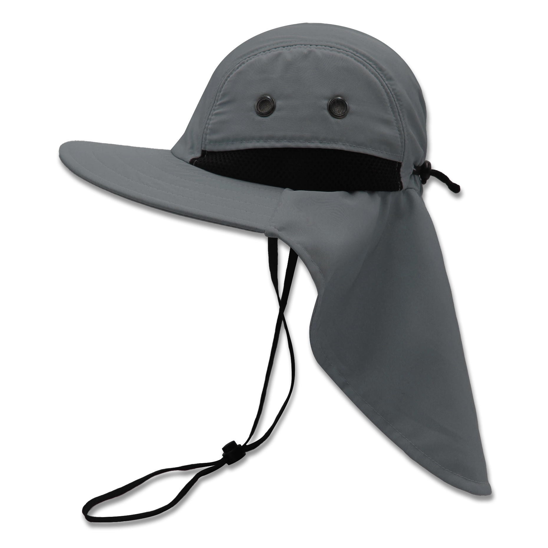 Safari boonie flap back hat with hidden pocket