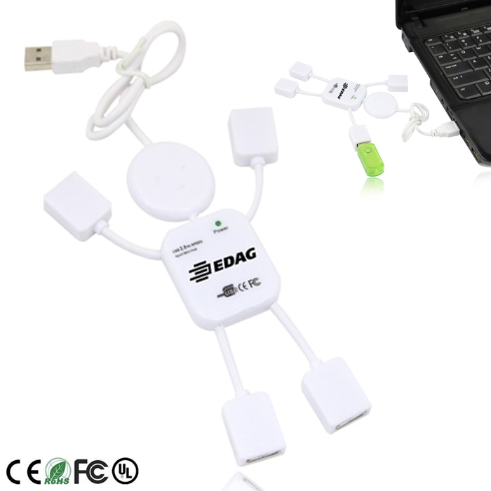 Hub Man 4 Port USB - 2.0 High Speed 2