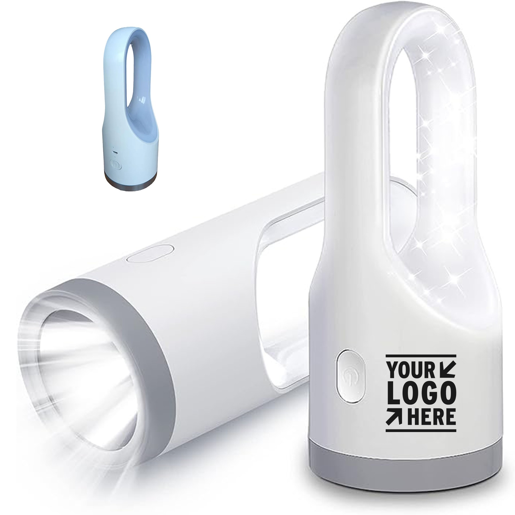 1000 Lumens Rechargeable U-Shape Spotlight Lightweight Waterproof Outdoor LED Handheld Flashlight 4