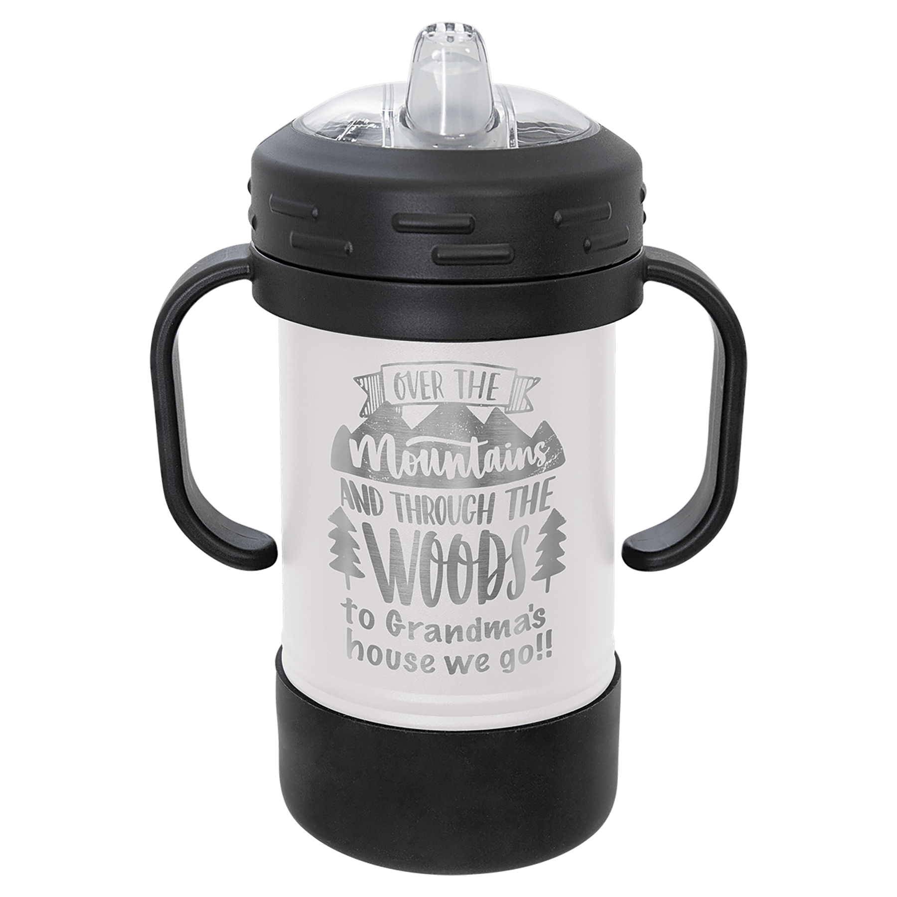 Polar Camel 10 oz. White Sippy Cup 2
