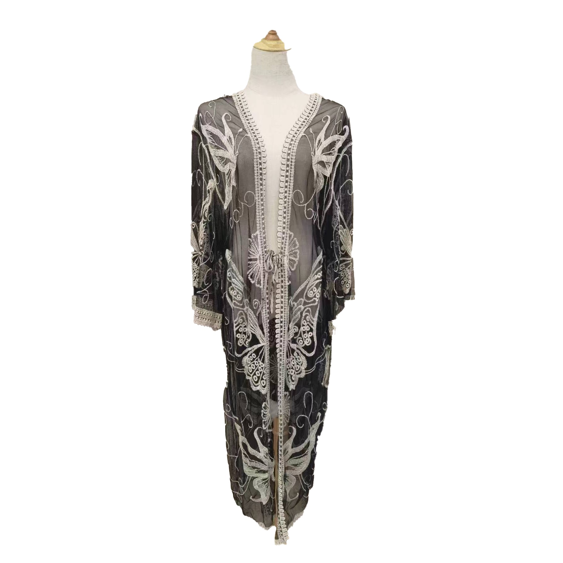 Beach Lace Kimono Cardigan 2