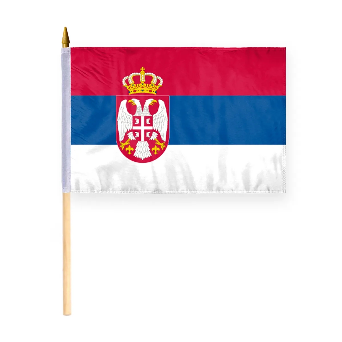 World Flag - Serbia With Seal 1