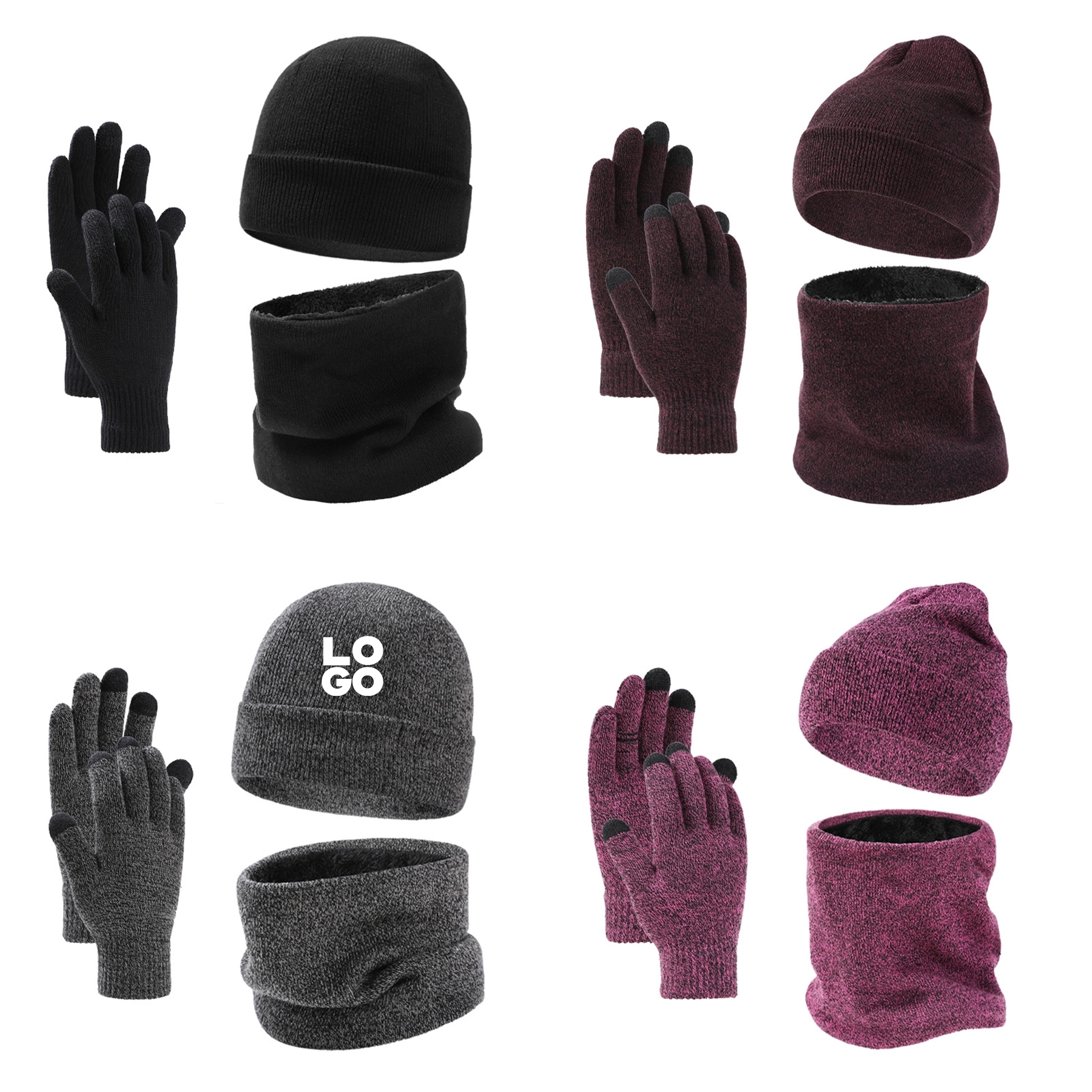 3-in-1 Knit Winter Set 2