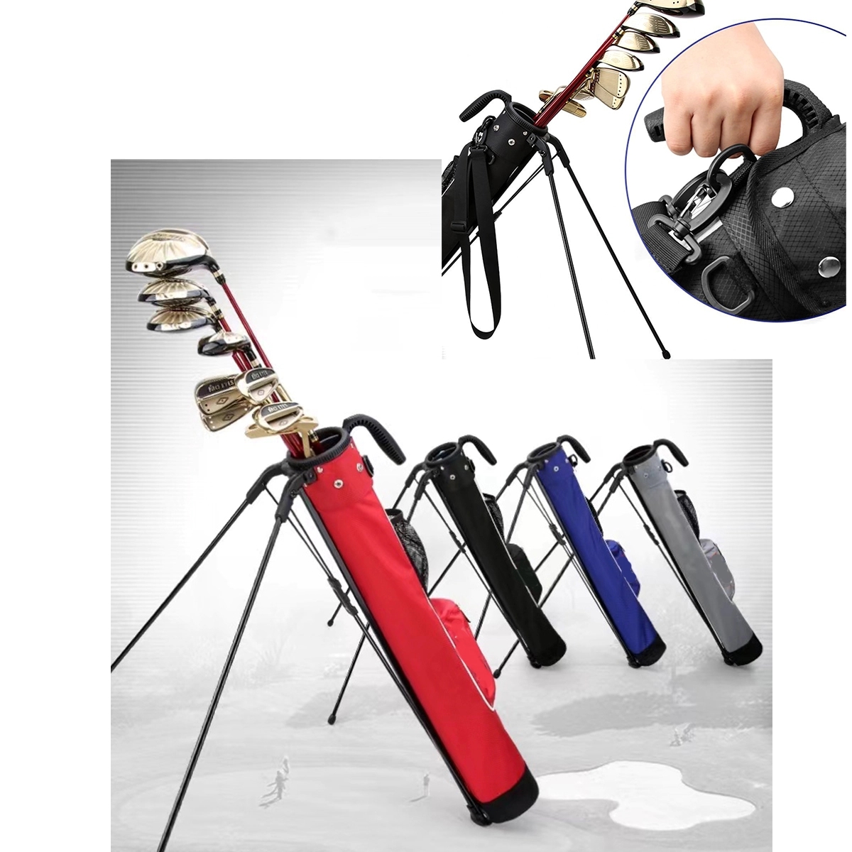 Lightweight Golf Club Bags With Stand And Strap 3