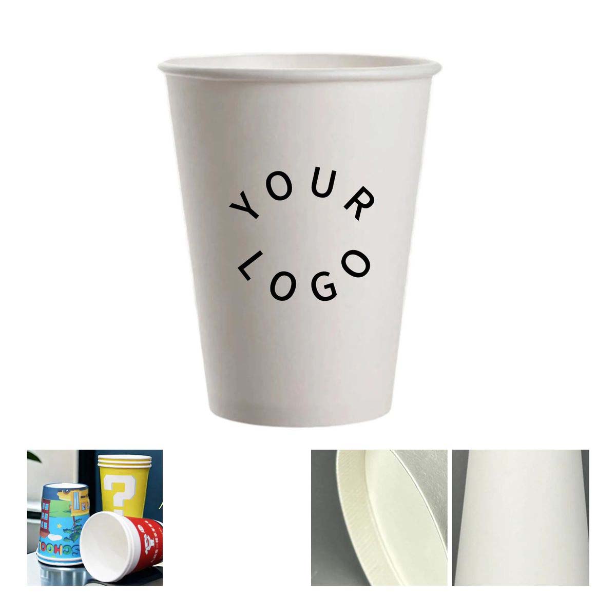 Durable Paper Hot Drink Cups with Poly Coating 1