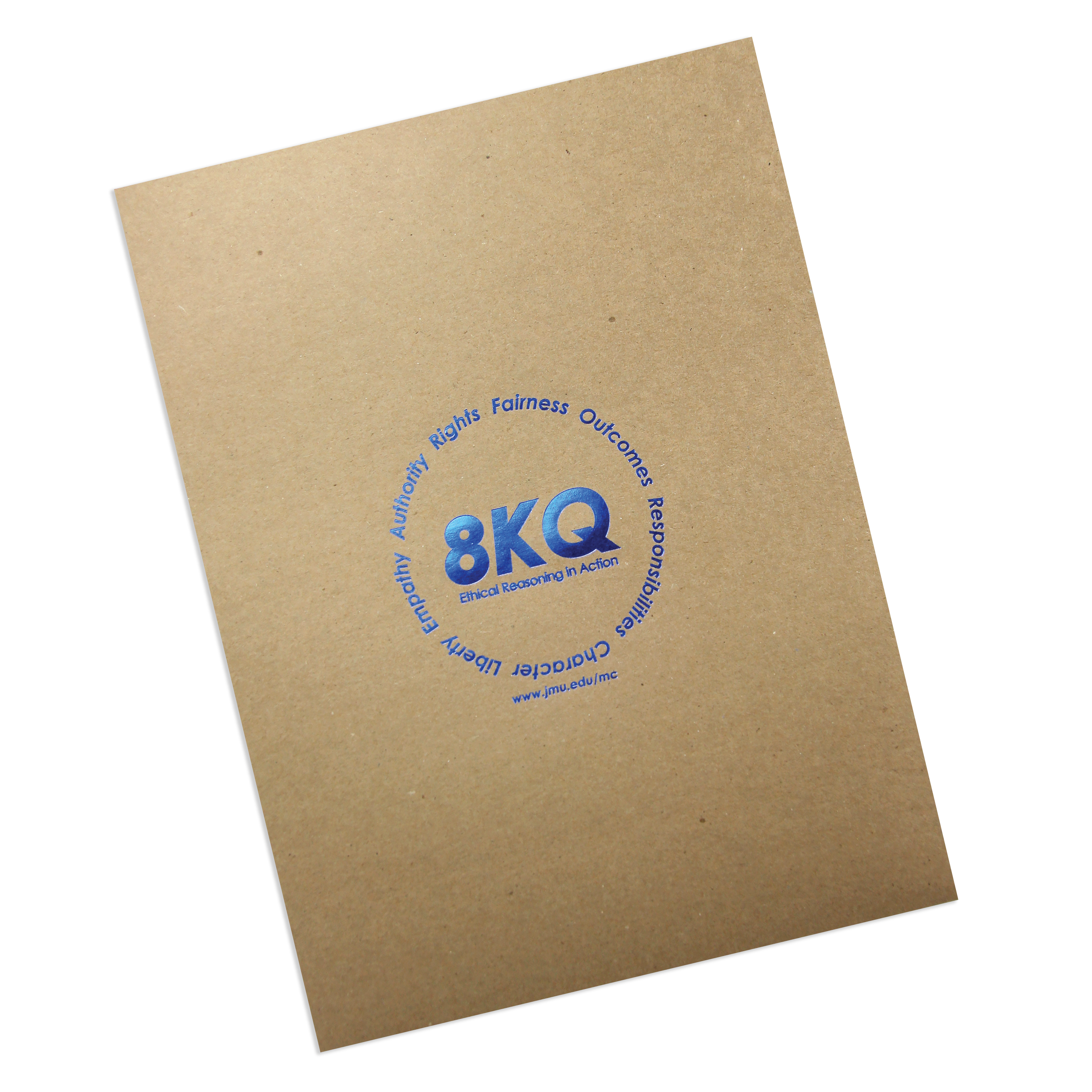 Quick Ship Recycled Foil Stamped Economy Folders 5