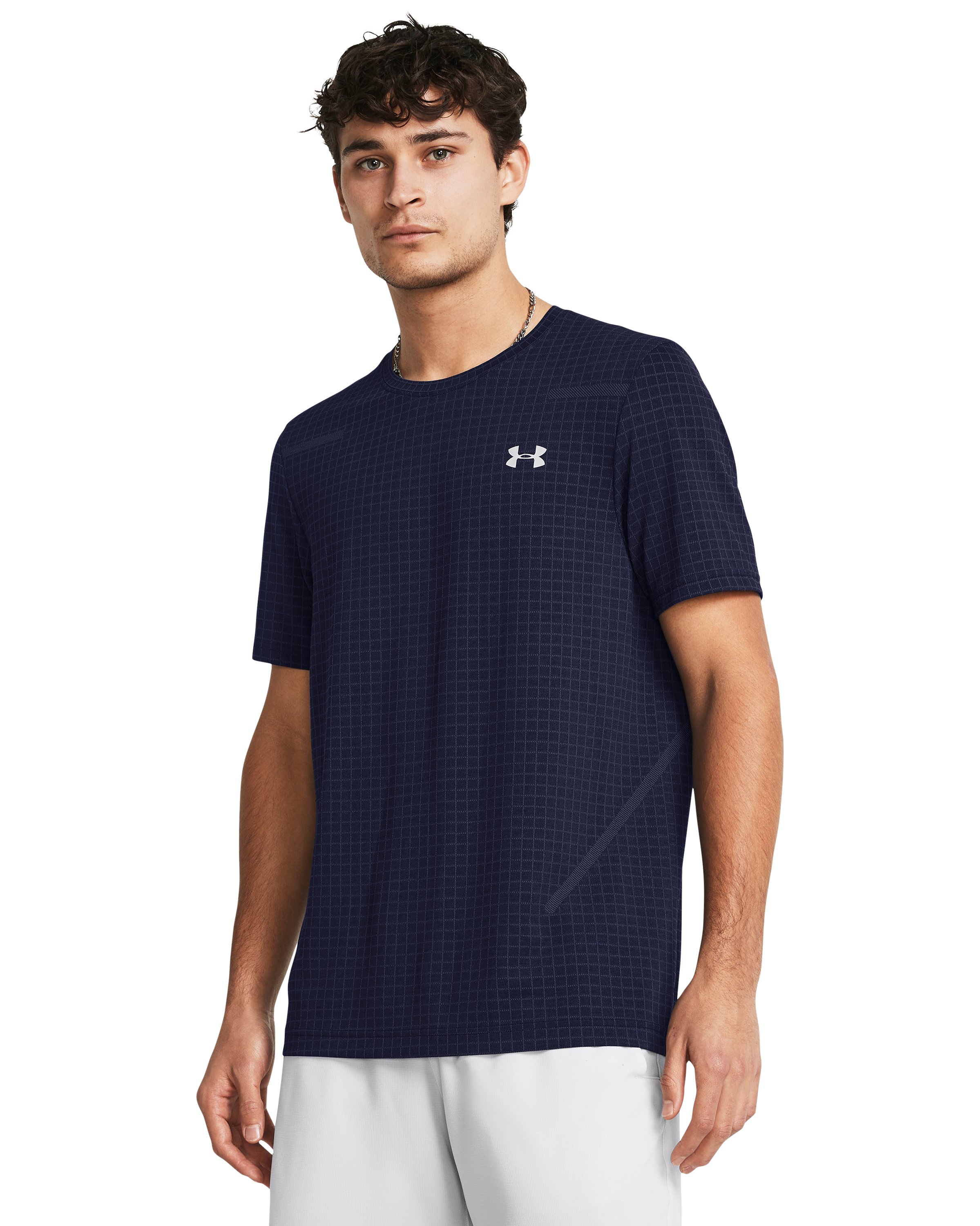 UA Seamless Grid Men's Short Sleeve 30