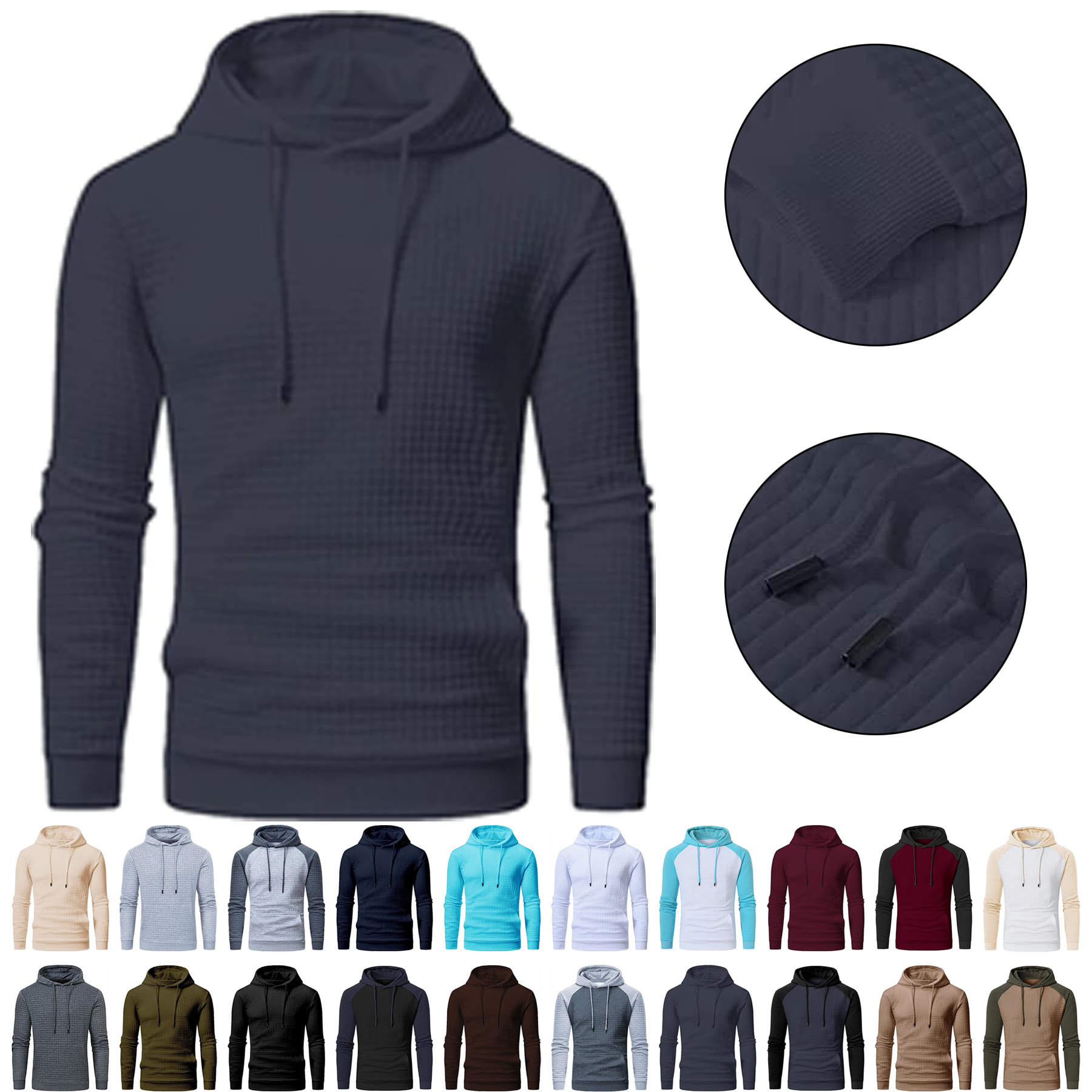 Men's Pullover Hoodies, custom hoodie or sweatshirt with logo imprint 2