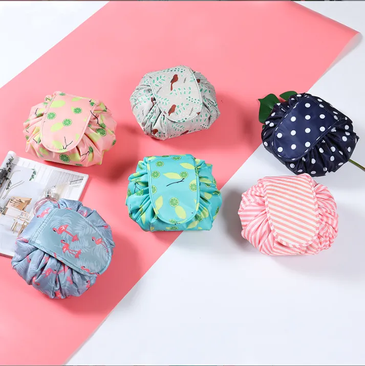 Portable Travel Drawstring Cosmetic Storage Bag For Women 3