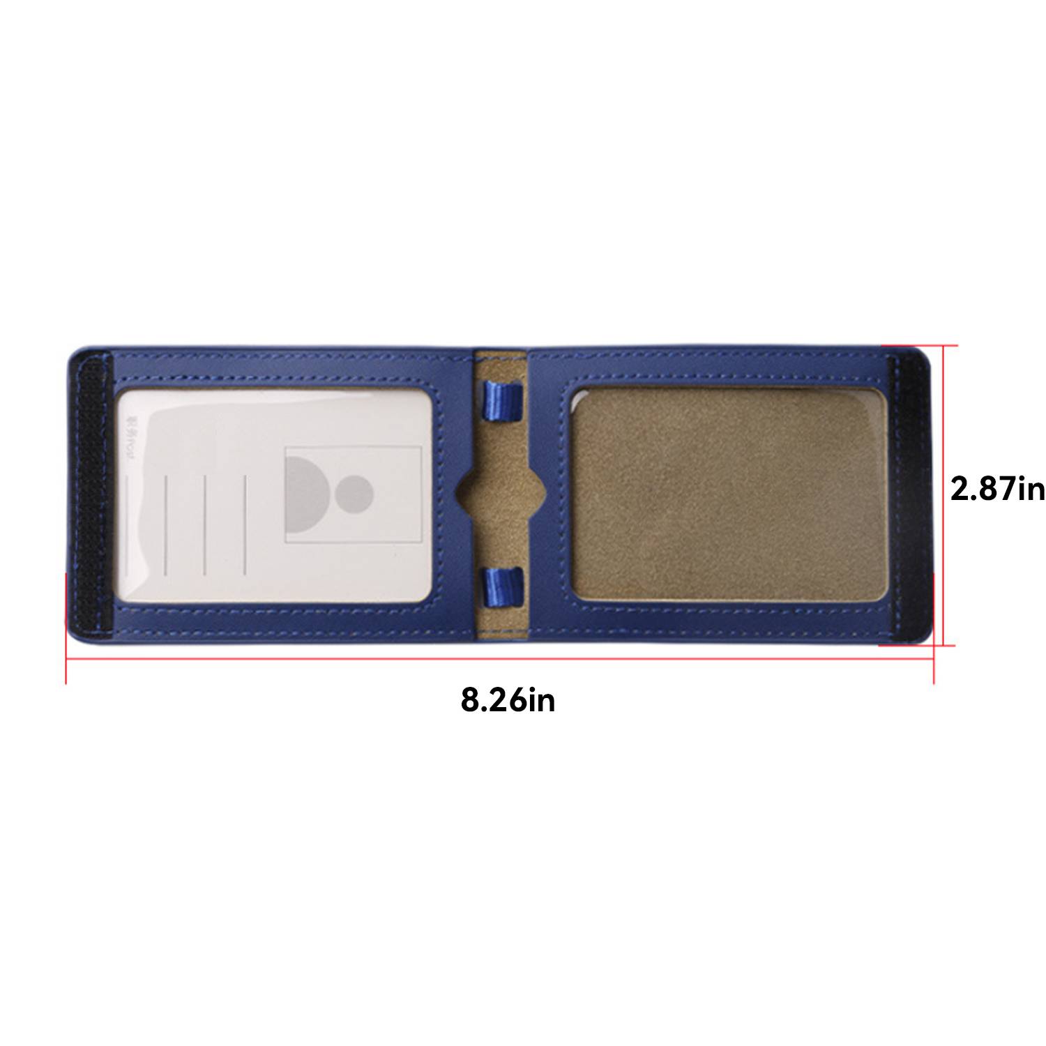 Genuine Leather ID Badge Holder 1