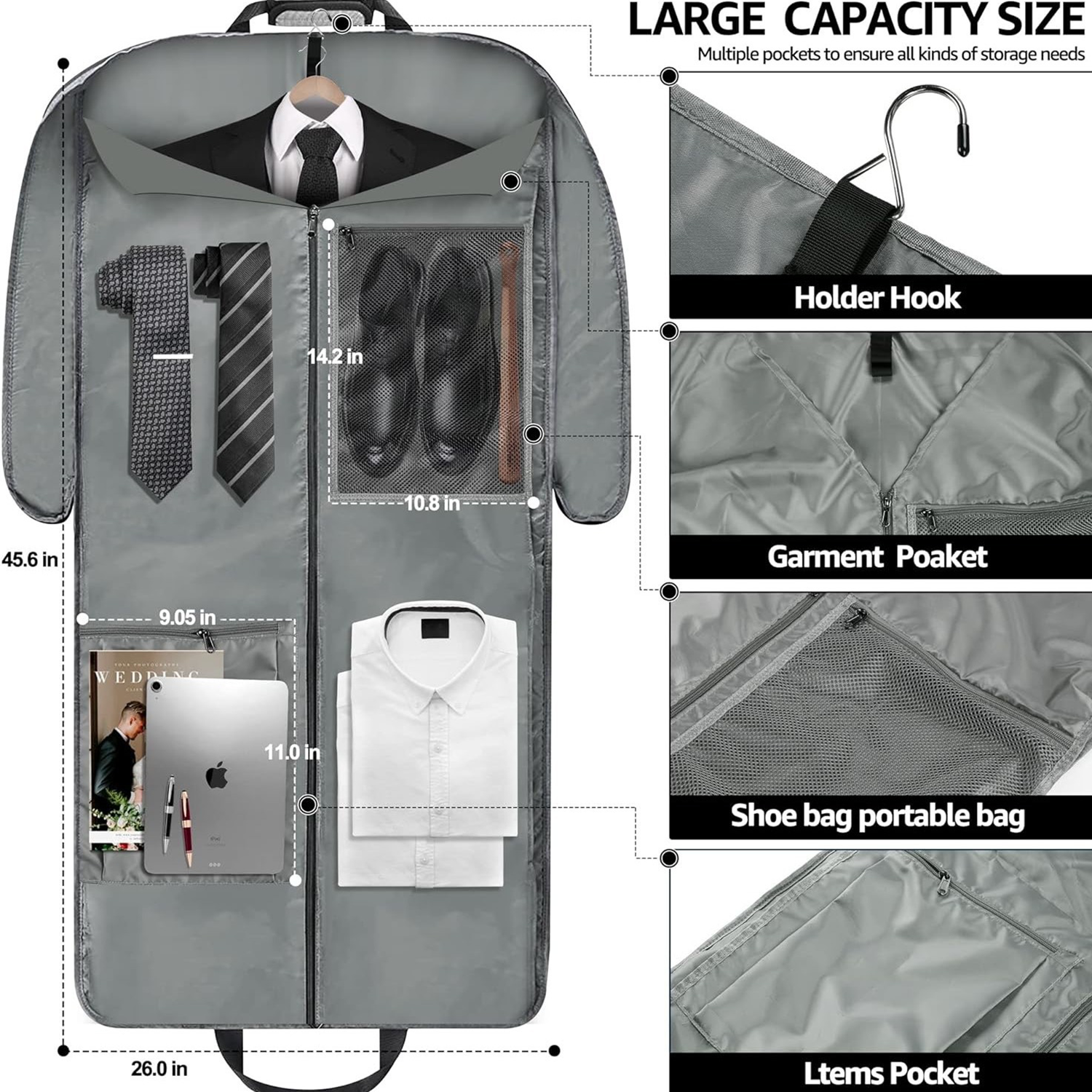 Premium Oxford Garment Bag 5